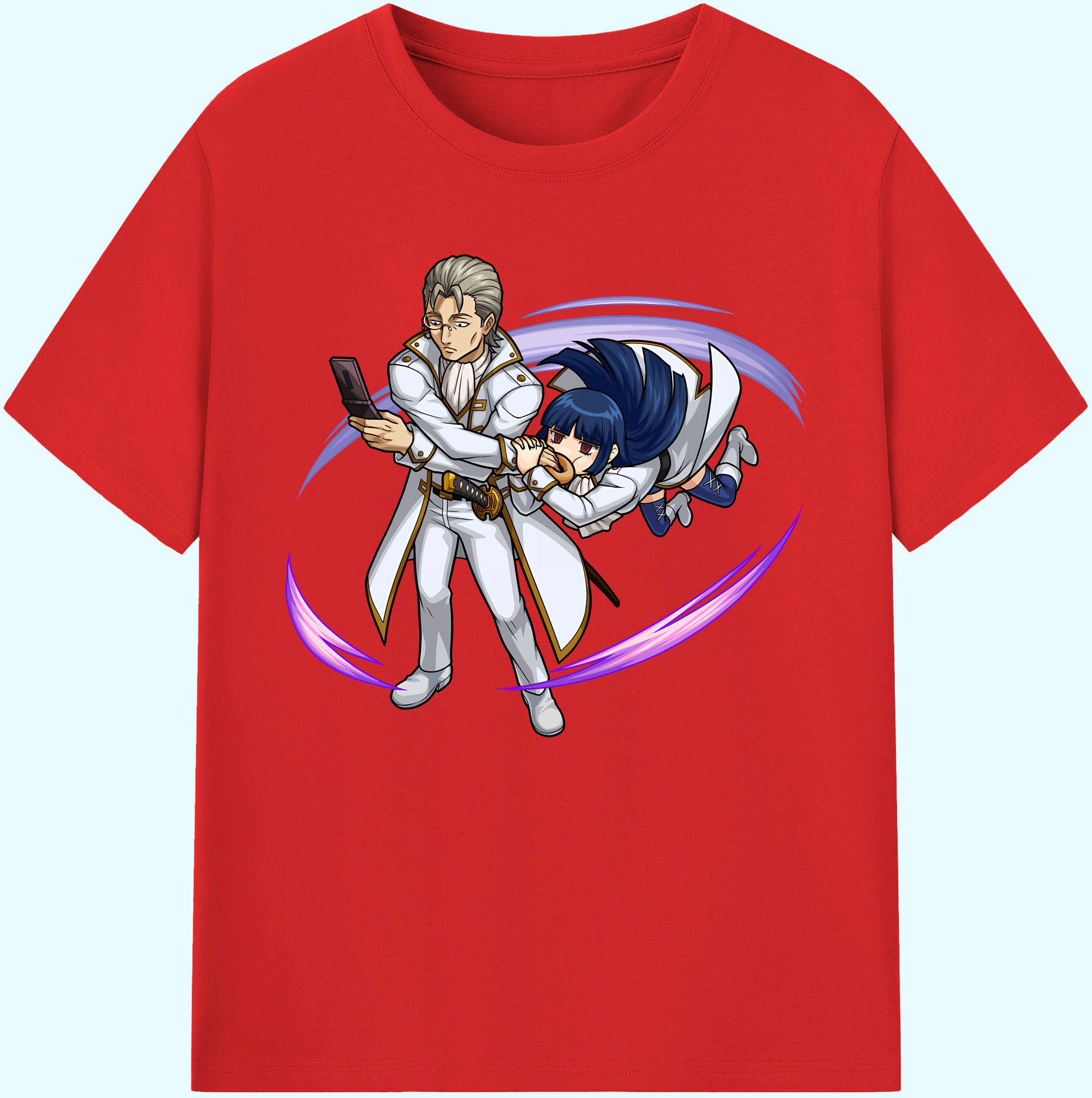 （画像用） ぎんたま 坂田銀時（さかたぎんとき） 神楽 志村新八（しむら しんぱち） GINTAMA Sakata Gintoki Kagura Shimura Shinpachi 綿100％ メンズ半袖Tシャツ｜肌触りやわらか＆通気性
