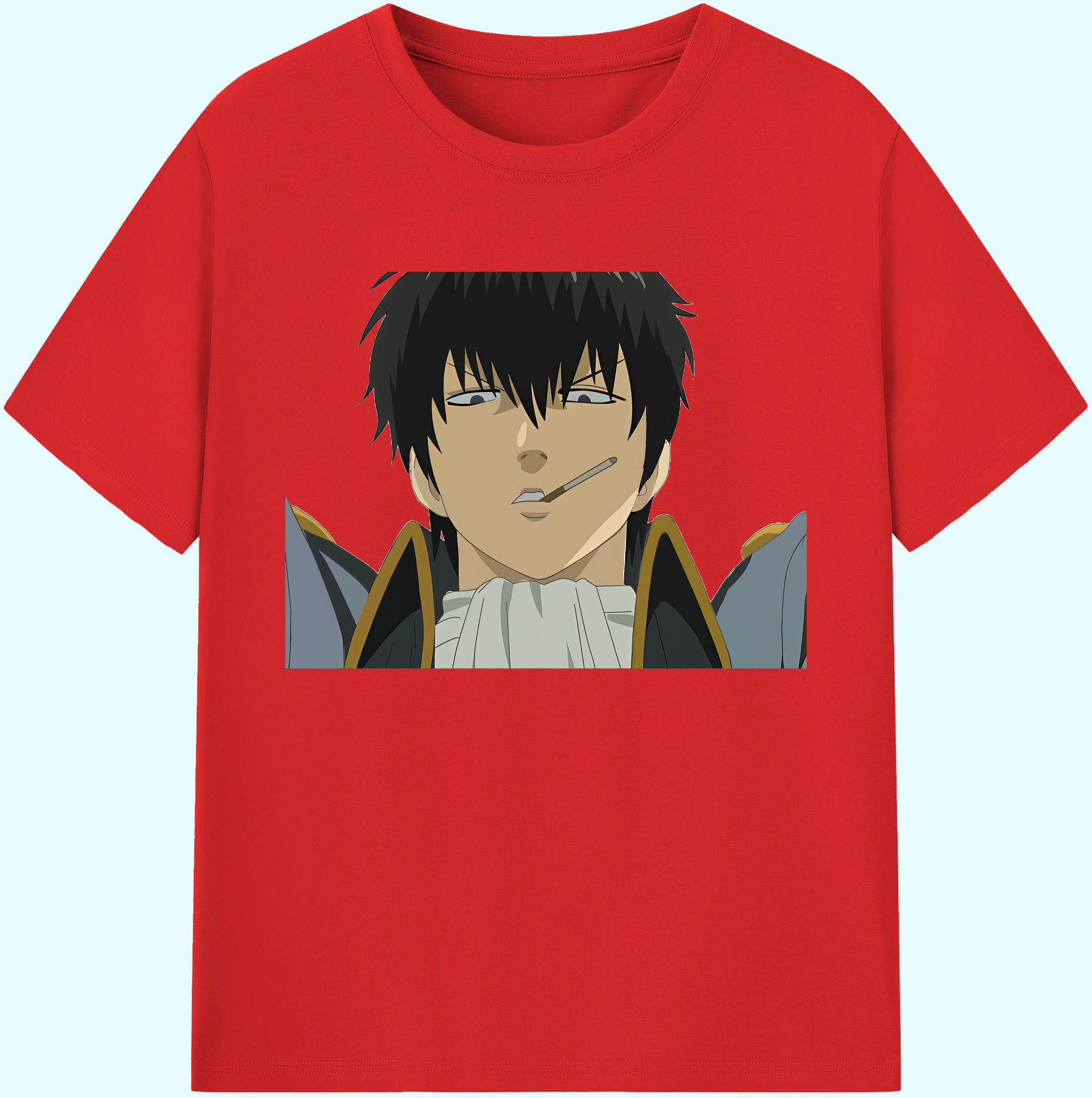 （画像用） ぎんたま 坂田銀時（さかたぎんとき） 神楽 志村新八（しむら しんぱち） GINTAMA Sakata Gintoki Kagura Shimura Shinpachi 綿100％ メンズ半袖Tシャツ｜肌触りやわらか＆通気性