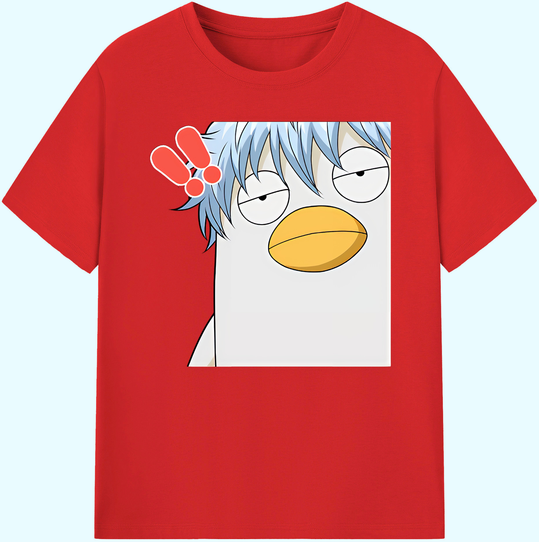 （画像用） ぎんたま 坂田銀時（さかたぎんとき） 神楽 志村新八（しむら しんぱち） GINTAMA Sakata Gintoki Kagura Shimura Shinpachi 綿100％ メンズ半袖Tシャツ｜肌触りやわらか＆通気性
