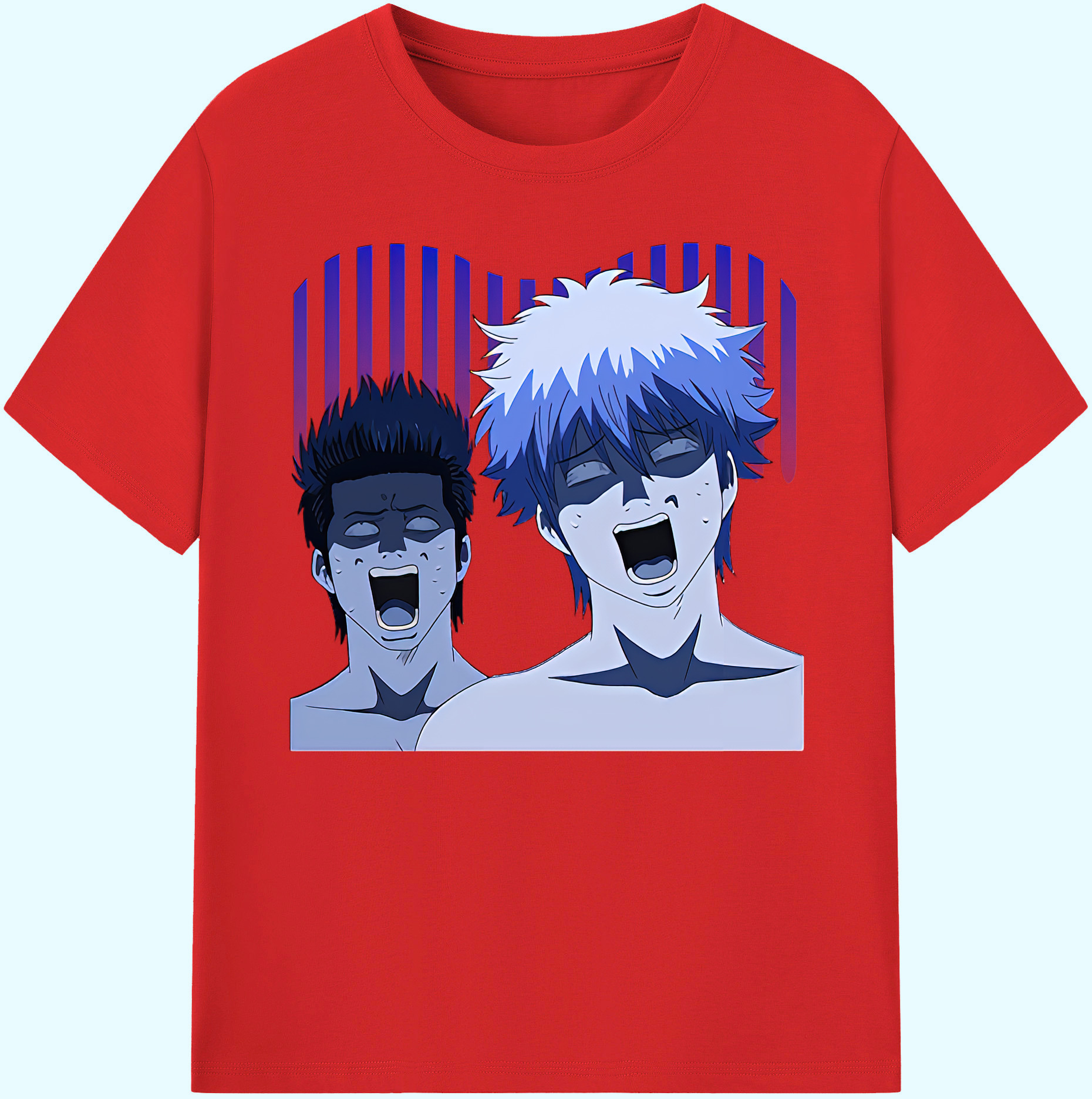 （画像用） ぎんたま 坂田銀時（さかたぎんとき） 神楽 志村新八（しむら しんぱち） GINTAMA Sakata Gintoki Kagura Shimura Shinpachi 綿100％ メンズ半袖Tシャツ｜肌触りやわらか＆通気性