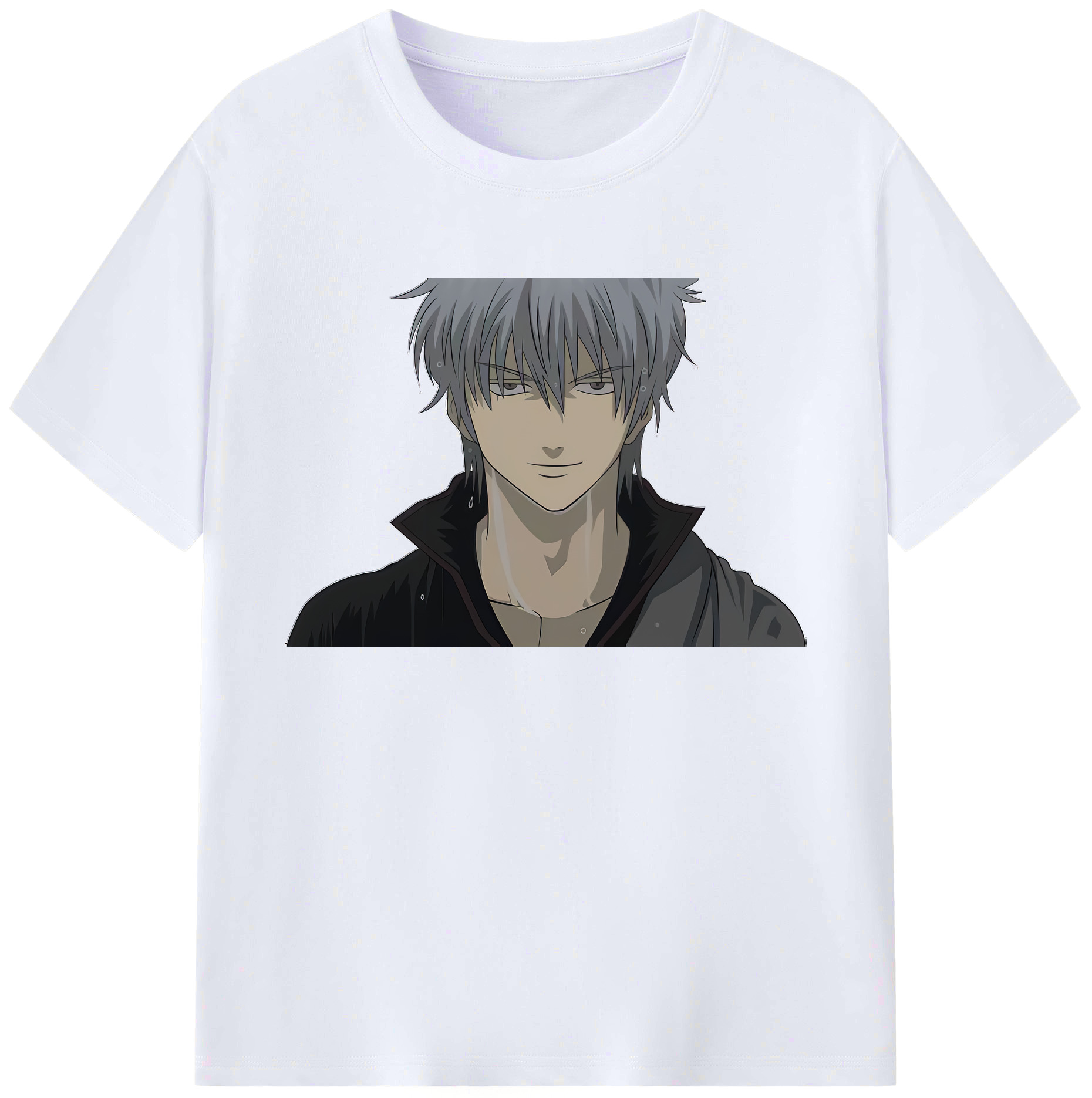 （画像用） ぎんたま 坂田銀時（さかたぎんとき） 神楽 志村新八（しむら しんぱち） GINTAMA Sakata Gintoki Kagura Shimura Shinpachi 綿100％ メンズ半袖Tシャツ｜肌触りやわらか＆通気性