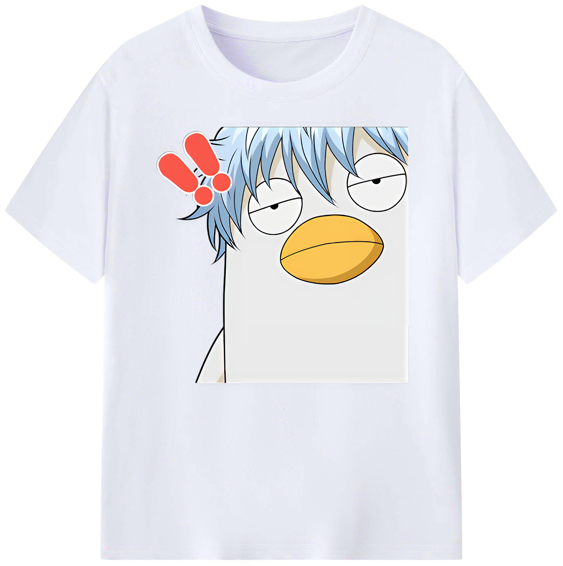 （画像用） ぎんたま 坂田銀時（さかたぎんとき） 神楽 志村新八（しむら しんぱち） GINTAMA Sakata Gintoki Kagura Shimura Shinpachi 綿100％ メンズ半袖Tシャツ｜肌触りやわらか＆通気性