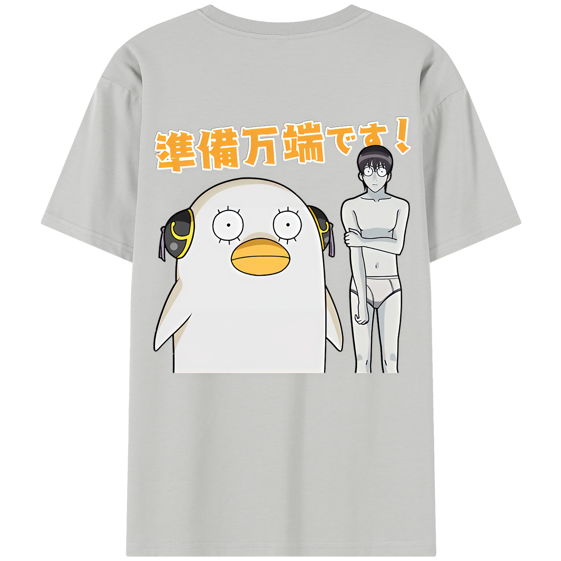 （画像用） ぎんたま 坂田銀時（さかたぎんとき） 神楽 志村新八（しむら しんぱち） GINTAMA Sakata Gintoki Kagura Shimura Shinpachi レディース半袖Tシャツ(バックプリント)