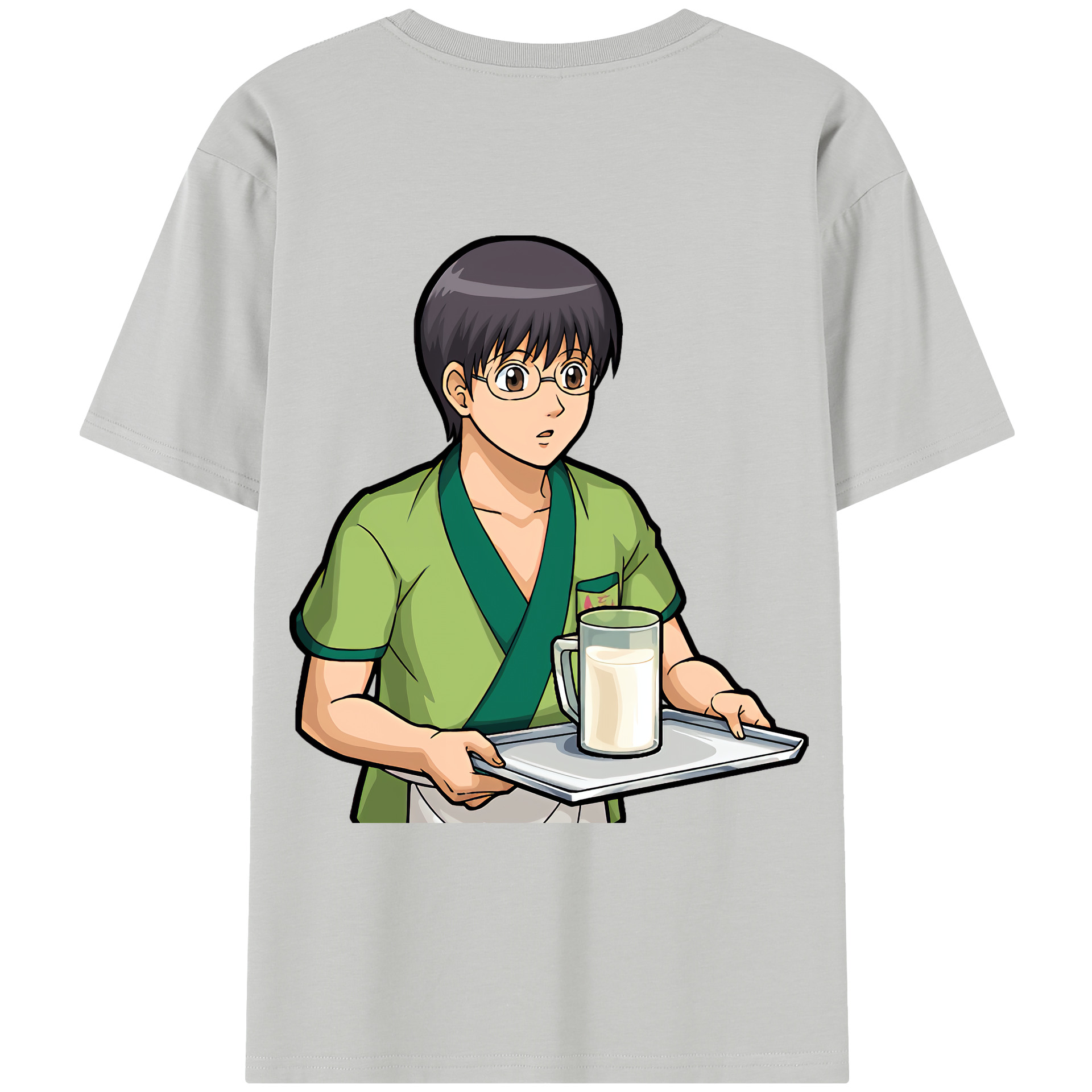 （画像用） ぎんたま 坂田銀時（さかたぎんとき） 神楽 志村新八（しむら しんぱち） GINTAMA Sakata Gintoki Kagura Shimura Shinpachi レディース半袖Tシャツ(バックプリント)