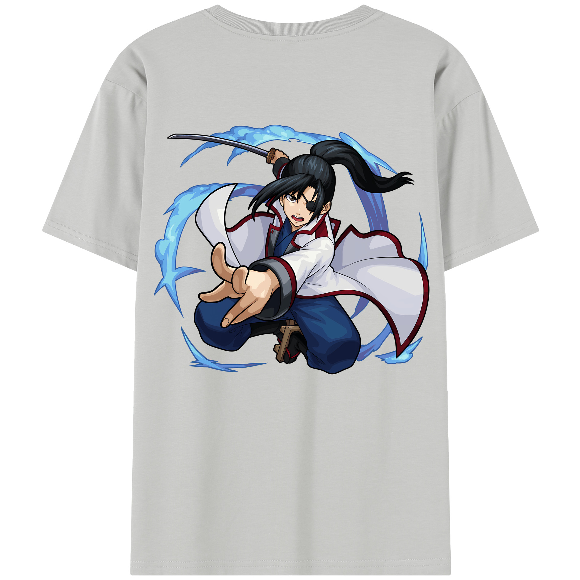 （画像用） ぎんたま 坂田銀時（さかたぎんとき） 神楽 志村新八（しむら しんぱち） GINTAMA Sakata Gintoki Kagura Shimura Shinpachi レディース半袖Tシャツ(バックプリント)