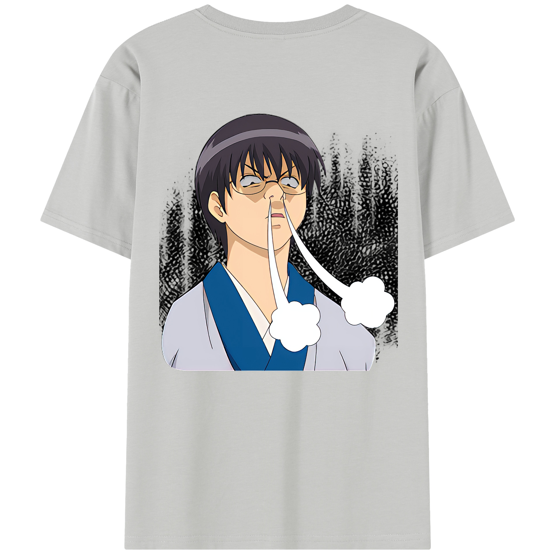 （画像用） ぎんたま 坂田銀時（さかたぎんとき） 神楽 志村新八（しむら しんぱち） GINTAMA Sakata Gintoki Kagura Shimura Shinpachi レディース半袖Tシャツ(バックプリント)