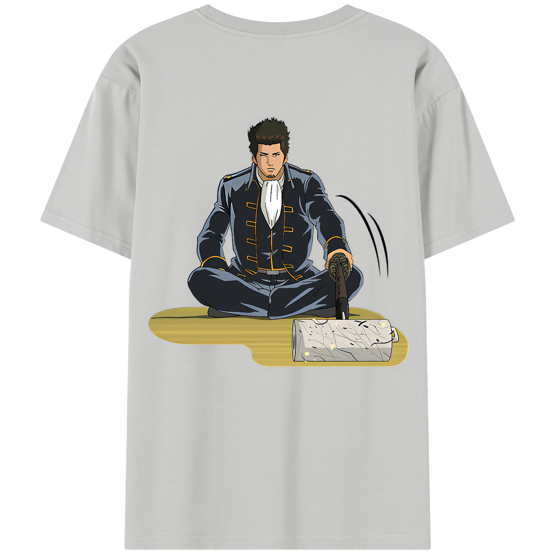 （画像用） ぎんたま 坂田銀時（さかたぎんとき） 神楽 志村新八（しむら しんぱち） GINTAMA Sakata Gintoki Kagura Shimura Shinpachi レディース半袖Tシャツ(バックプリント)