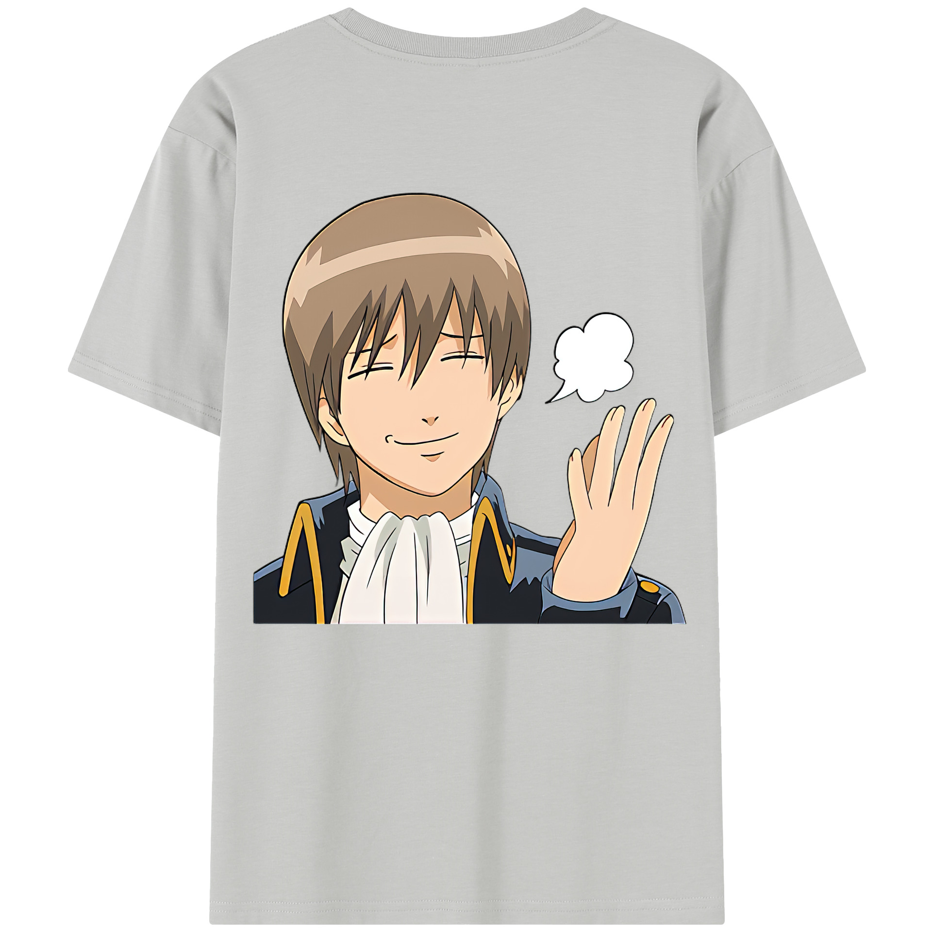 （画像用） ぎんたま 坂田銀時（さかたぎんとき） 神楽 志村新八（しむら しんぱち） GINTAMA Sakata Gintoki Kagura Shimura Shinpachi レディース半袖Tシャツ(バックプリント)