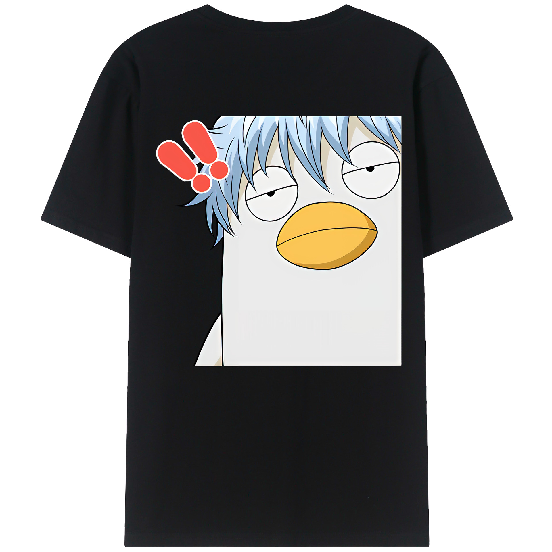 （画像用） ぎんたま 坂田銀時（さかたぎんとき） 神楽 志村新八（しむら しんぱち） GINTAMA Sakata Gintoki Kagura Shimura Shinpachi レディース半袖Tシャツ(バックプリント)