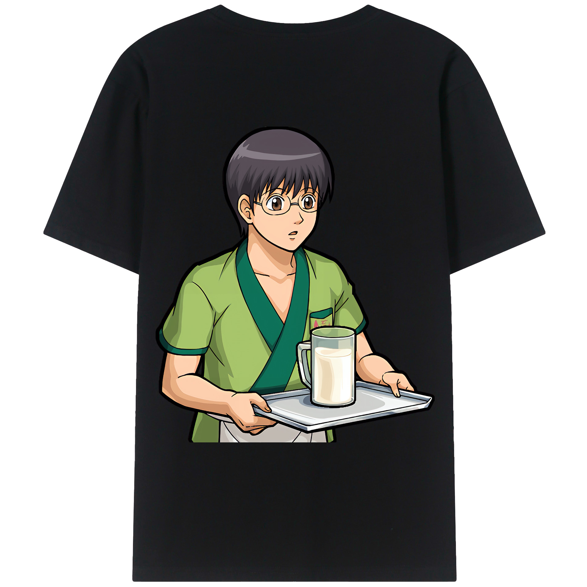 （画像用） ぎんたま 坂田銀時（さかたぎんとき） 神楽 志村新八（しむら しんぱち） GINTAMA Sakata Gintoki Kagura Shimura Shinpachi レディース半袖Tシャツ(バックプリント)