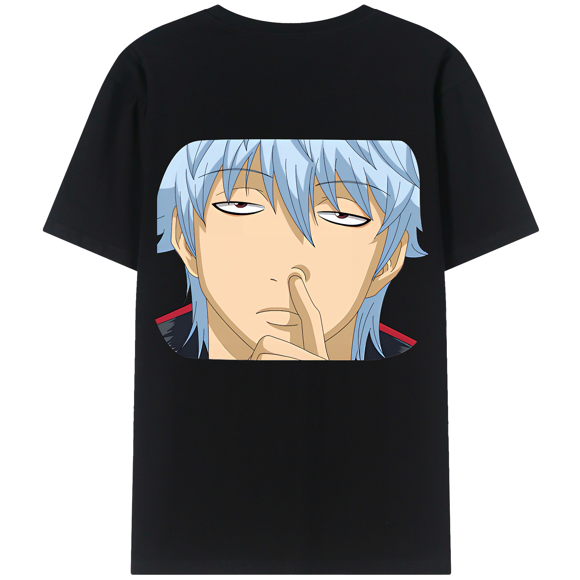 （画像用） ぎんたま 坂田銀時（さかたぎんとき） 神楽 志村新八（しむら しんぱち） GINTAMA Sakata Gintoki Kagura Shimura Shinpachi レディース半袖Tシャツ(バックプリント)