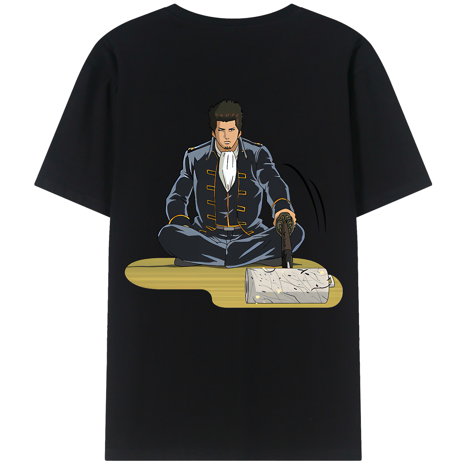 （画像用） ぎんたま 坂田銀時（さかたぎんとき） 神楽 志村新八（しむら しんぱち） GINTAMA Sakata Gintoki Kagura Shimura Shinpachi レディース半袖Tシャツ(バックプリント)