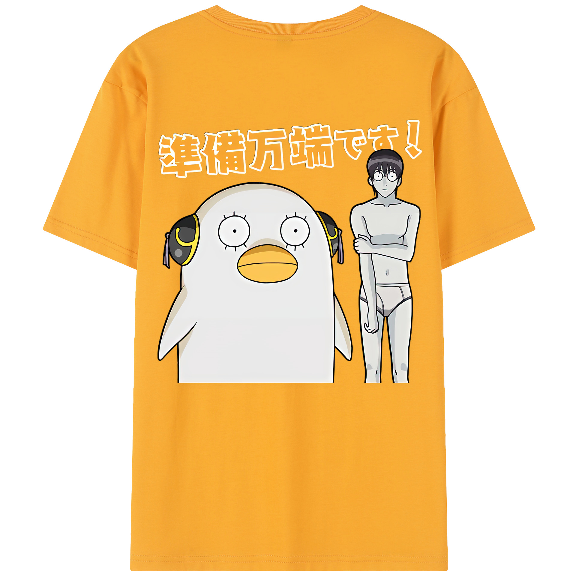 （画像用） ぎんたま 坂田銀時（さかたぎんとき） 神楽 志村新八（しむら しんぱち） GINTAMA Sakata Gintoki Kagura Shimura Shinpachi レディース半袖Tシャツ(バックプリント)