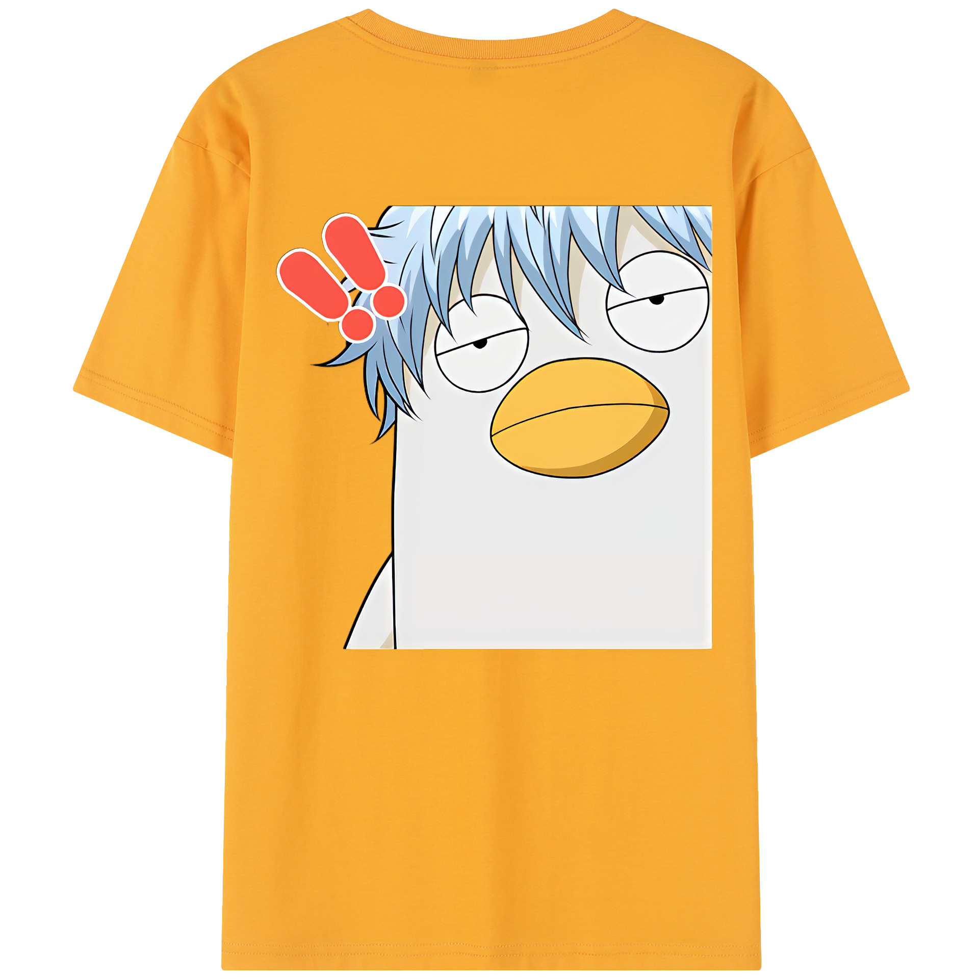 （画像用） ぎんたま 坂田銀時（さかたぎんとき） 神楽 志村新八（しむら しんぱち） GINTAMA Sakata Gintoki Kagura Shimura Shinpachi レディース半袖Tシャツ(バックプリント)