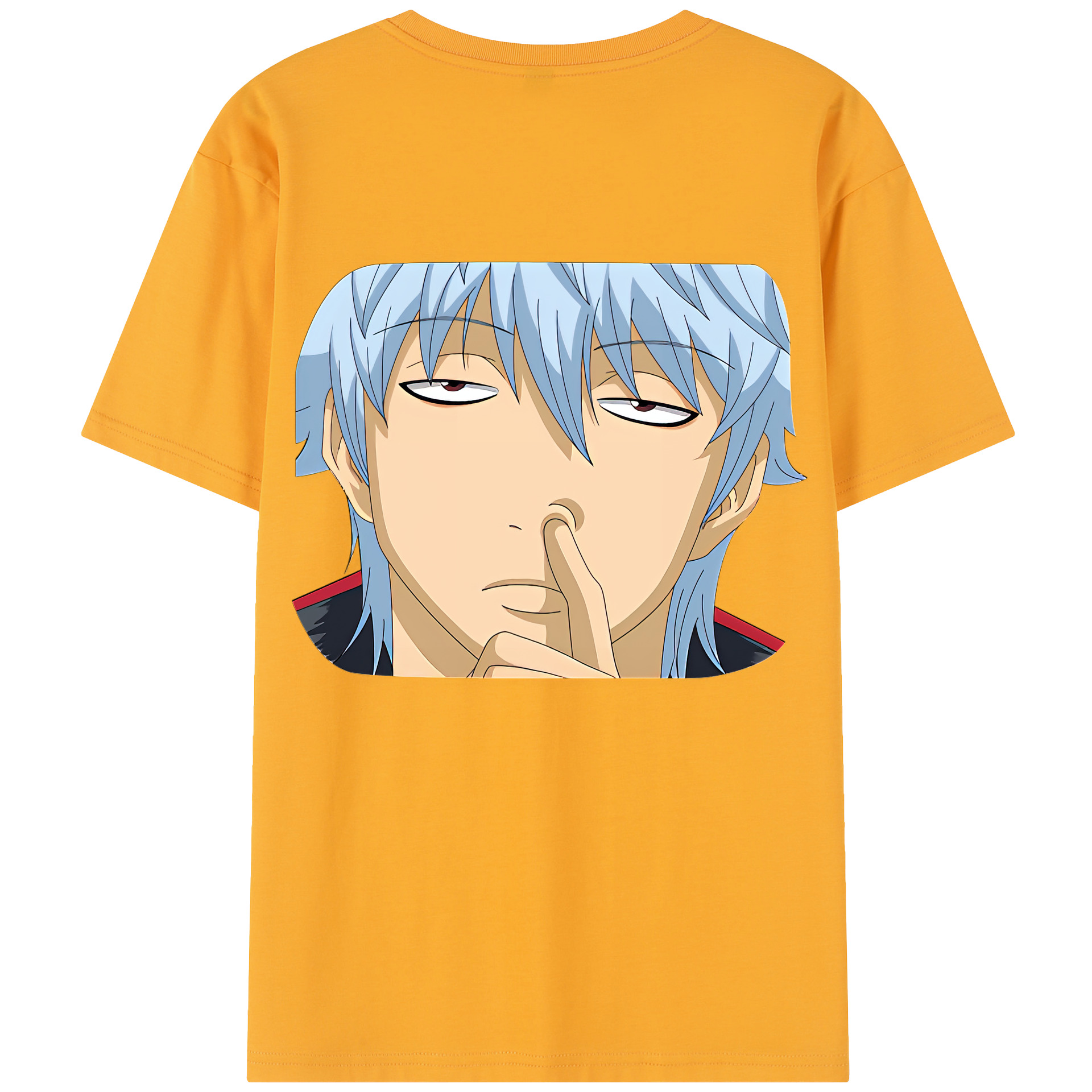 （画像用） ぎんたま 坂田銀時（さかたぎんとき） 神楽 志村新八（しむら しんぱち） GINTAMA Sakata Gintoki Kagura Shimura Shinpachi レディース半袖Tシャツ(バックプリント)