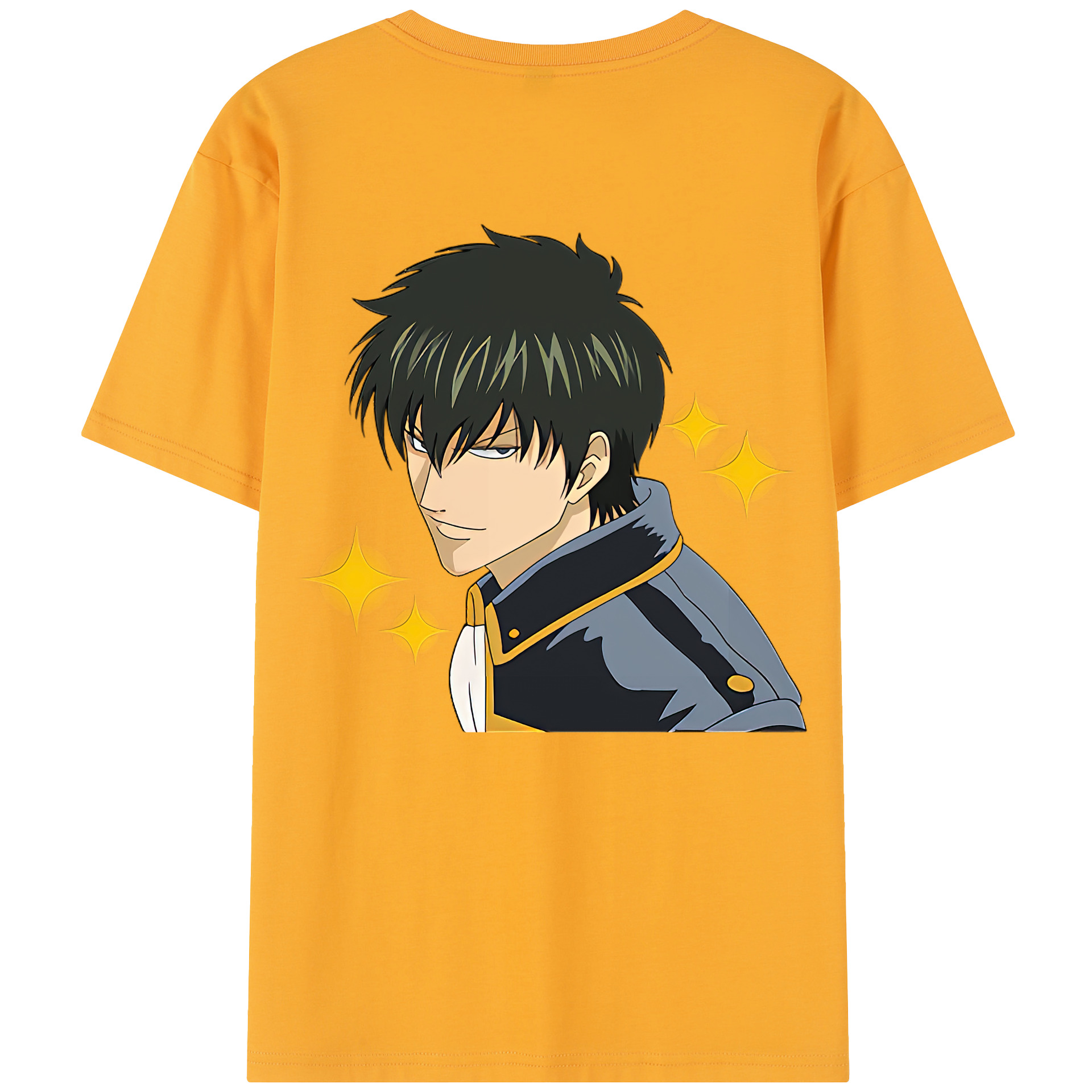 （画像用） ぎんたま 坂田銀時（さかたぎんとき） 神楽 志村新八（しむら しんぱち） GINTAMA Sakata Gintoki Kagura Shimura Shinpachi レディース半袖Tシャツ(バックプリント)