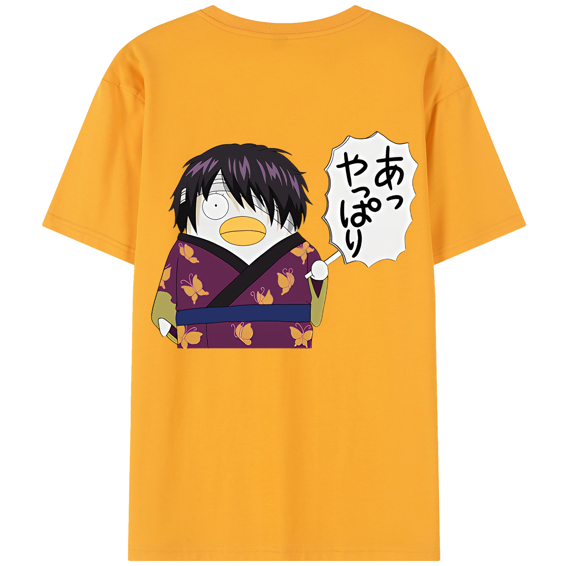 （画像用） ぎんたま 坂田銀時（さかたぎんとき） 神楽 志村新八（しむら しんぱち） GINTAMA Sakata Gintoki Kagura Shimura Shinpachi レディース半袖Tシャツ(バックプリント)