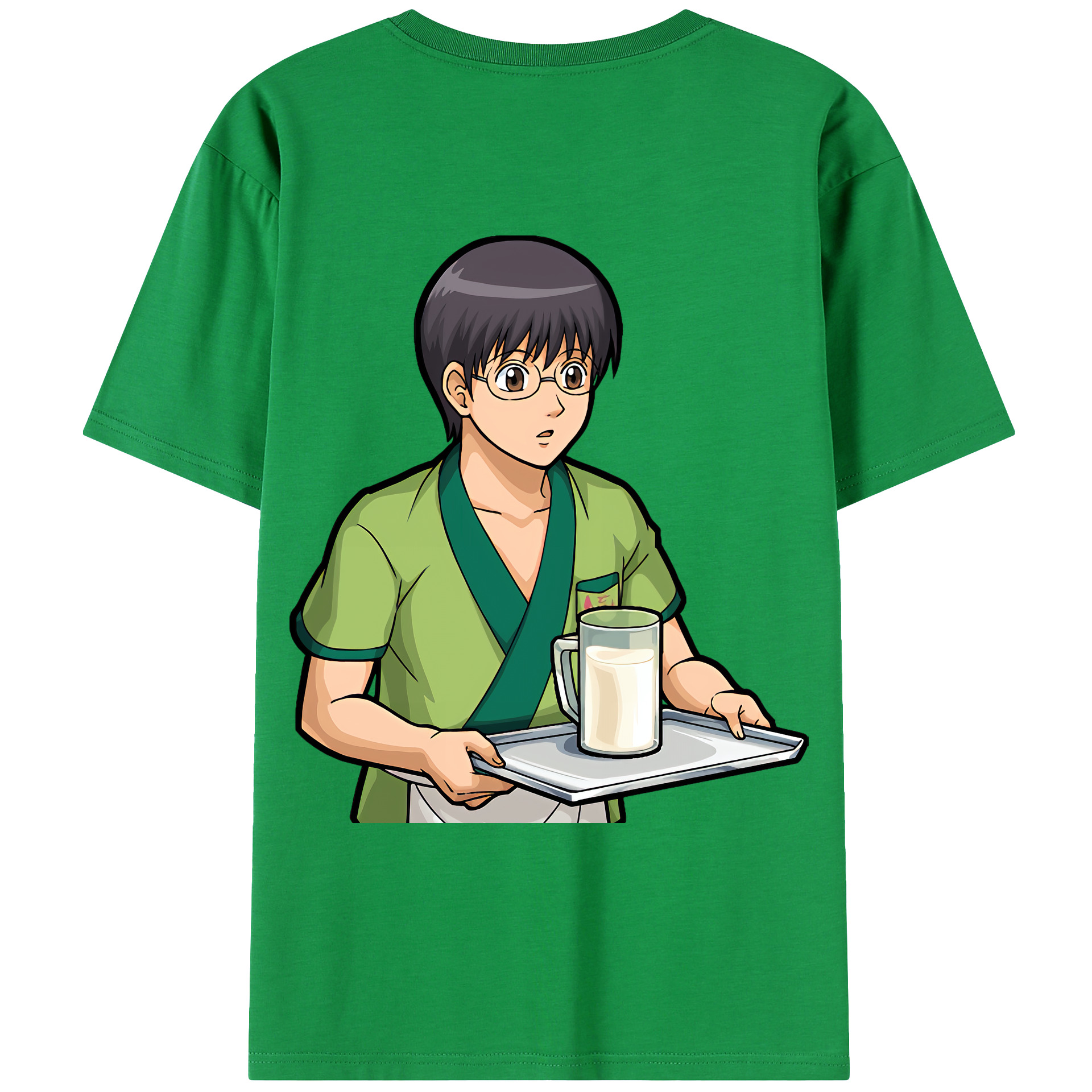 （画像用） ぎんたま 坂田銀時（さかたぎんとき） 神楽 志村新八（しむら しんぱち） GINTAMA Sakata Gintoki Kagura Shimura Shinpachi レディース半袖Tシャツ(バックプリント)