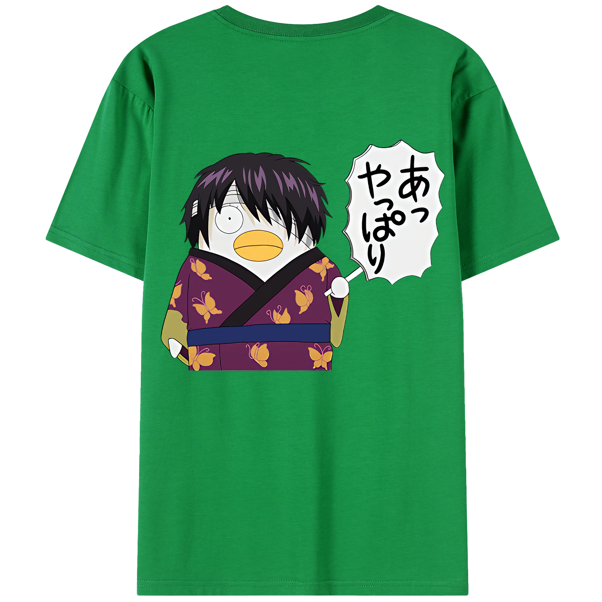 （画像用） ぎんたま 坂田銀時（さかたぎんとき） 神楽 志村新八（しむら しんぱち） GINTAMA Sakata Gintoki Kagura Shimura Shinpachi レディース半袖Tシャツ(バックプリント)