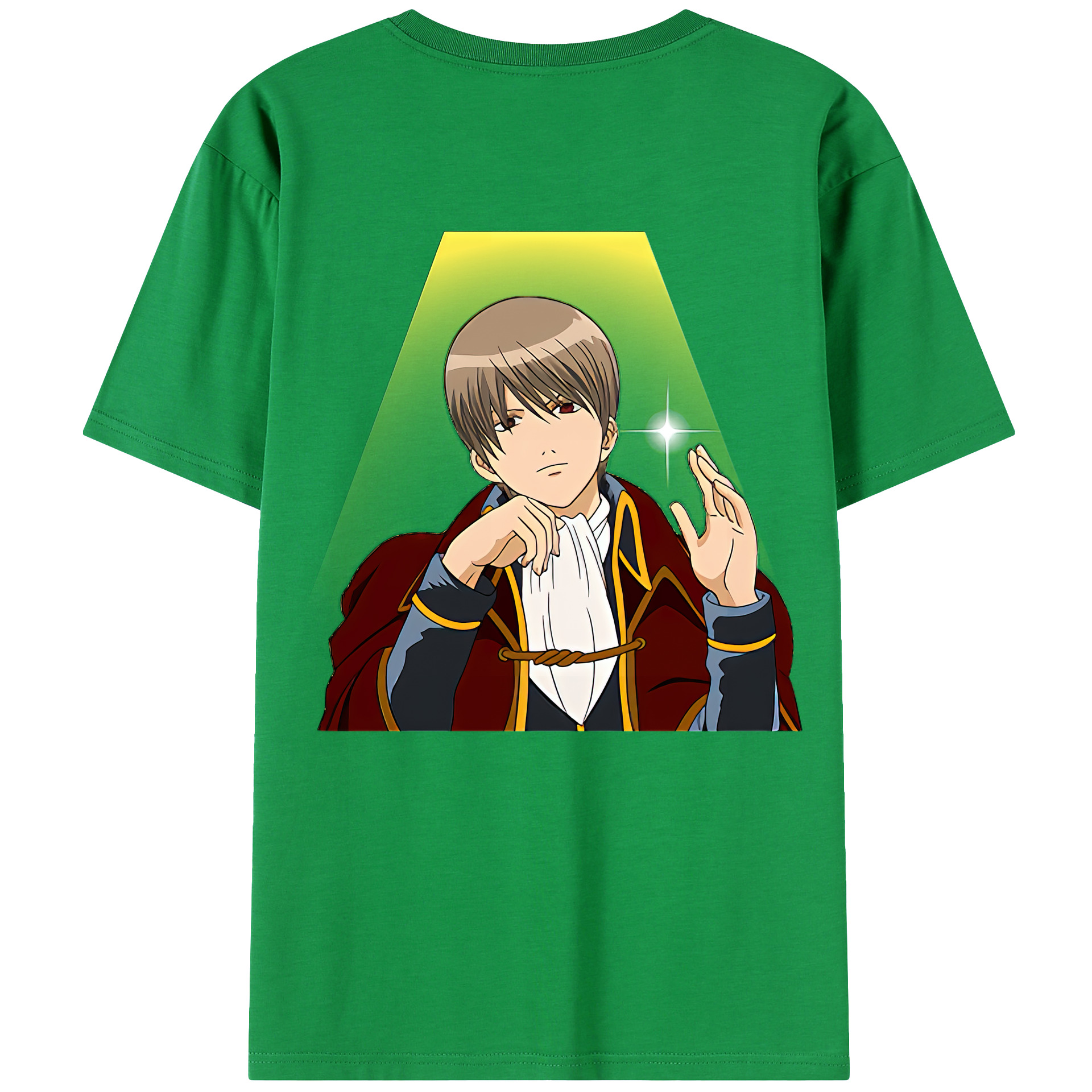（画像用） ぎんたま 坂田銀時（さかたぎんとき） 神楽 志村新八（しむら しんぱち） GINTAMA Sakata Gintoki Kagura Shimura Shinpachi レディース半袖Tシャツ(バックプリント)