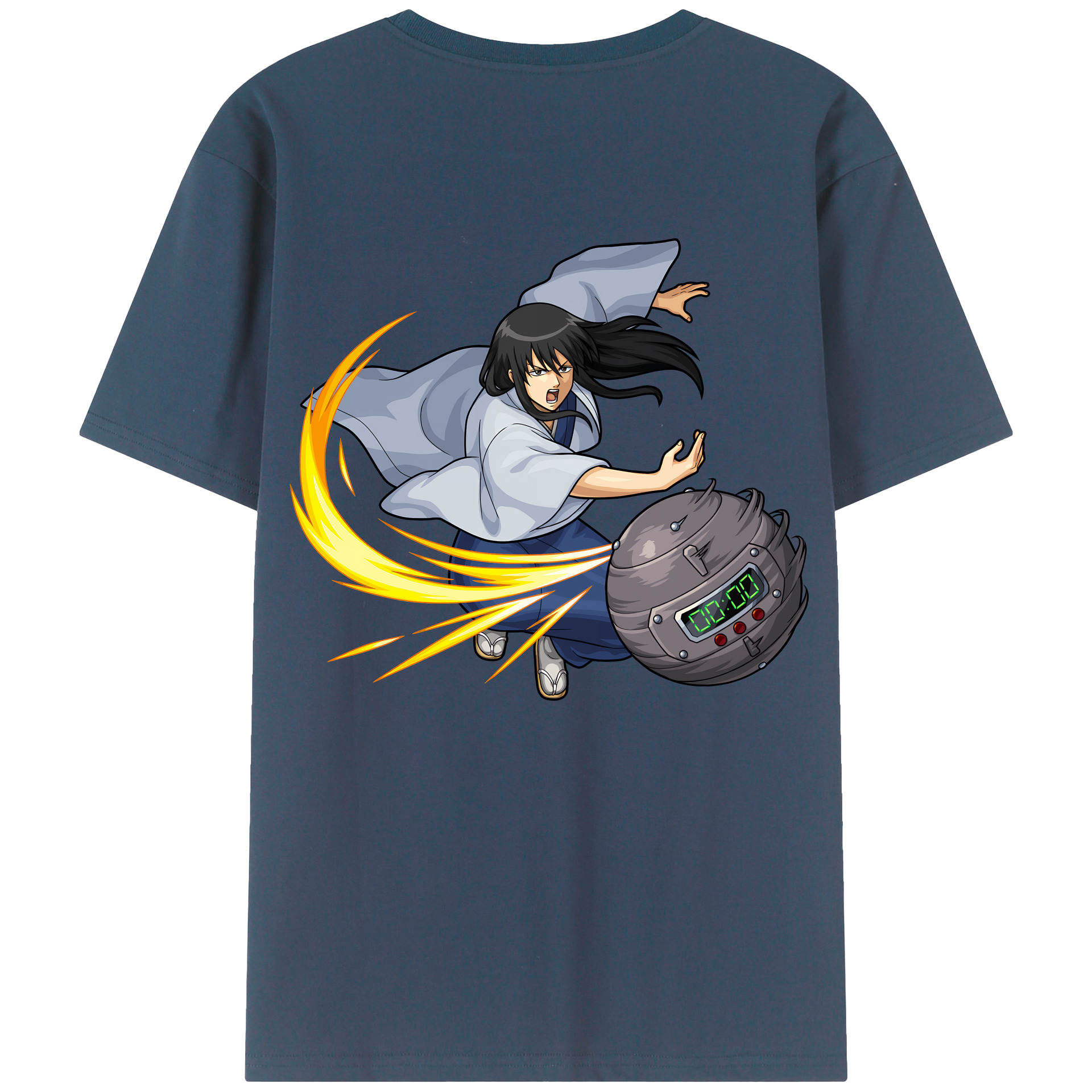 （画像用） ぎんたま 坂田銀時（さかたぎんとき） 神楽 志村新八（しむら しんぱち） GINTAMA Sakata Gintoki Kagura Shimura Shinpachi レディース半袖Tシャツ(バックプリント)