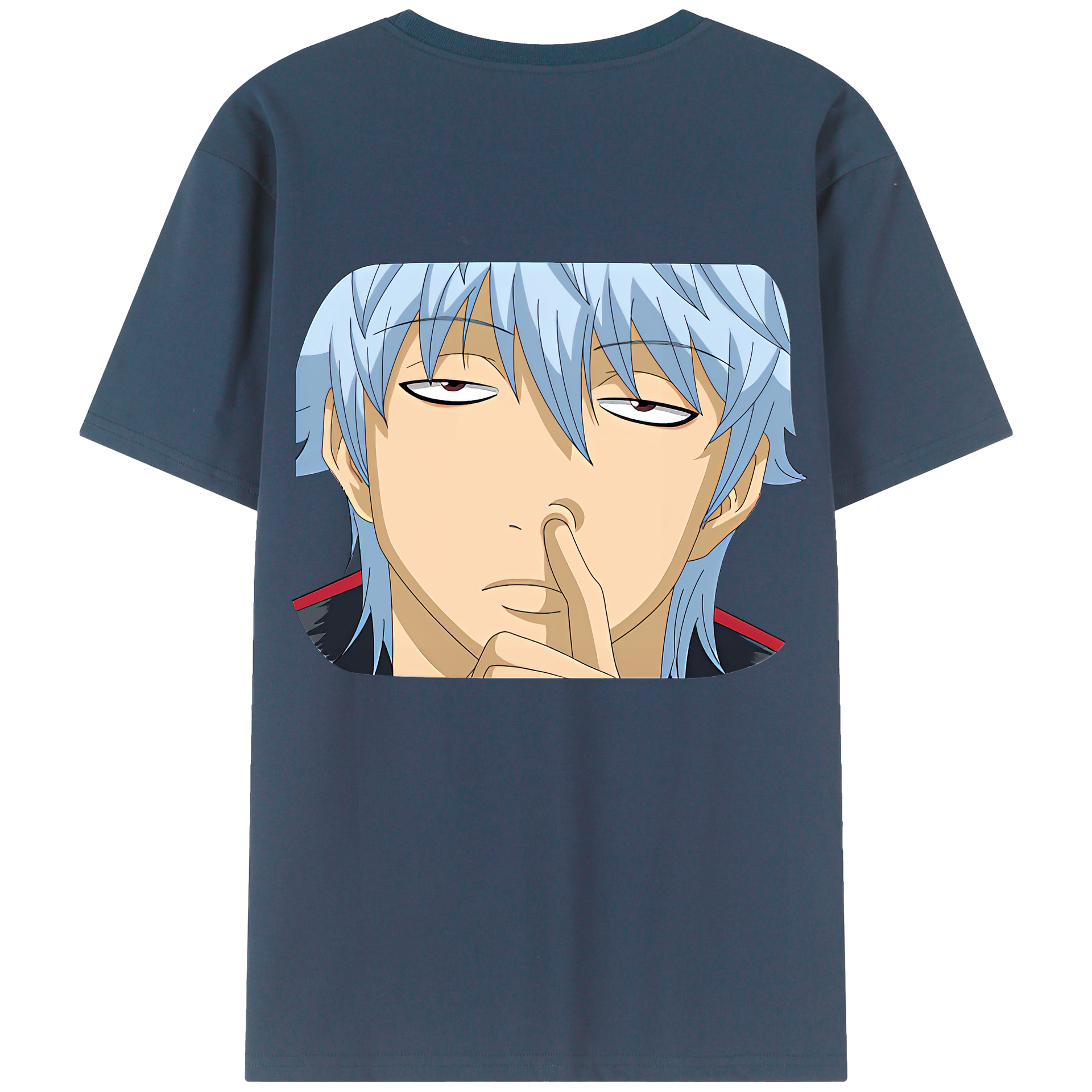 （画像用） ぎんたま 坂田銀時（さかたぎんとき） 神楽 志村新八（しむら しんぱち） GINTAMA Sakata Gintoki Kagura Shimura Shinpachi レディース半袖Tシャツ(バックプリント)
