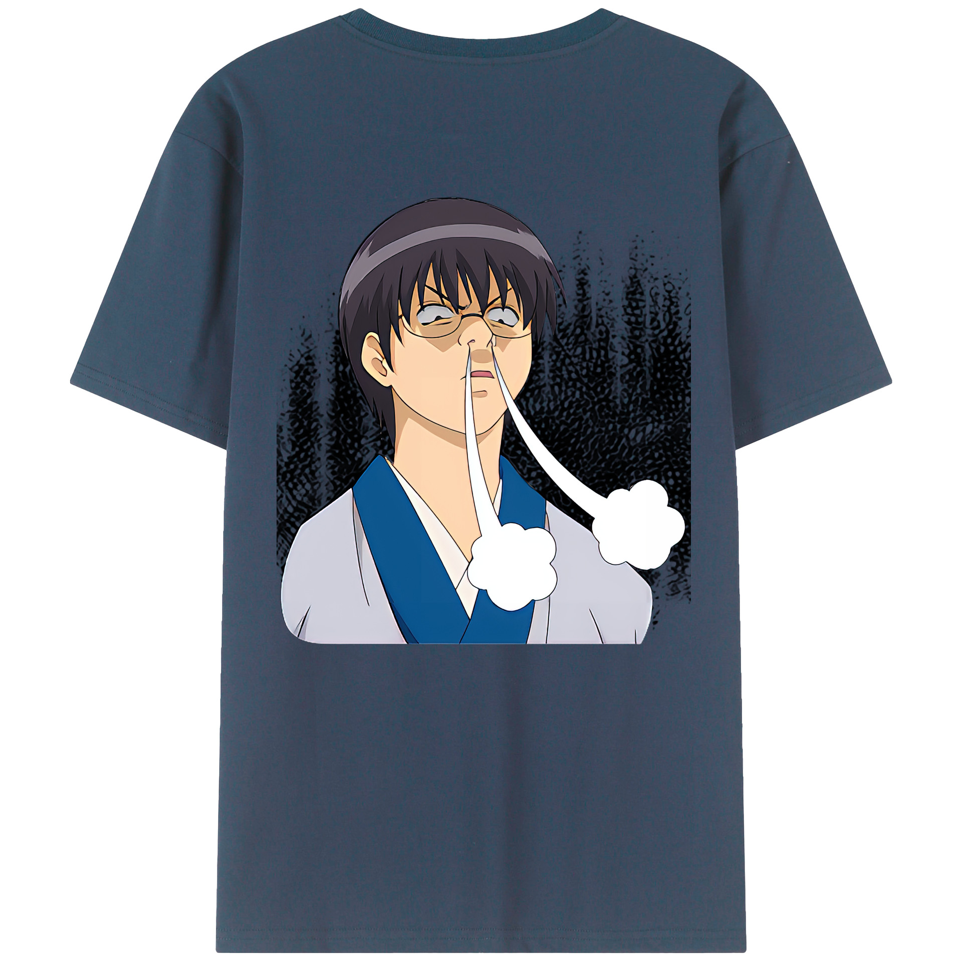 （画像用） ぎんたま 坂田銀時（さかたぎんとき） 神楽 志村新八（しむら しんぱち） GINTAMA Sakata Gintoki Kagura Shimura Shinpachi レディース半袖Tシャツ(バックプリント)