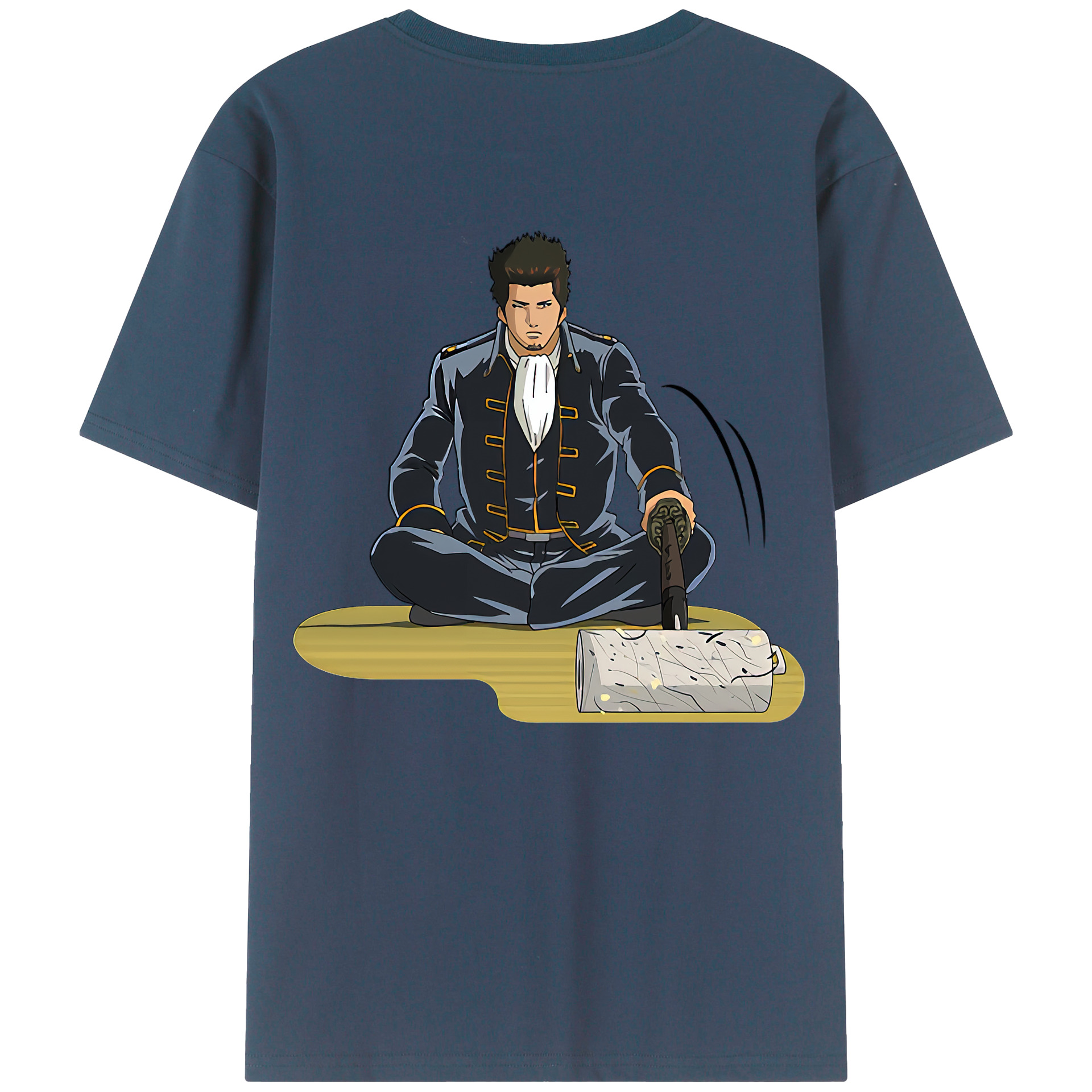 （画像用） ぎんたま 坂田銀時（さかたぎんとき） 神楽 志村新八（しむら しんぱち） GINTAMA Sakata Gintoki Kagura Shimura Shinpachi レディース半袖Tシャツ(バックプリント)