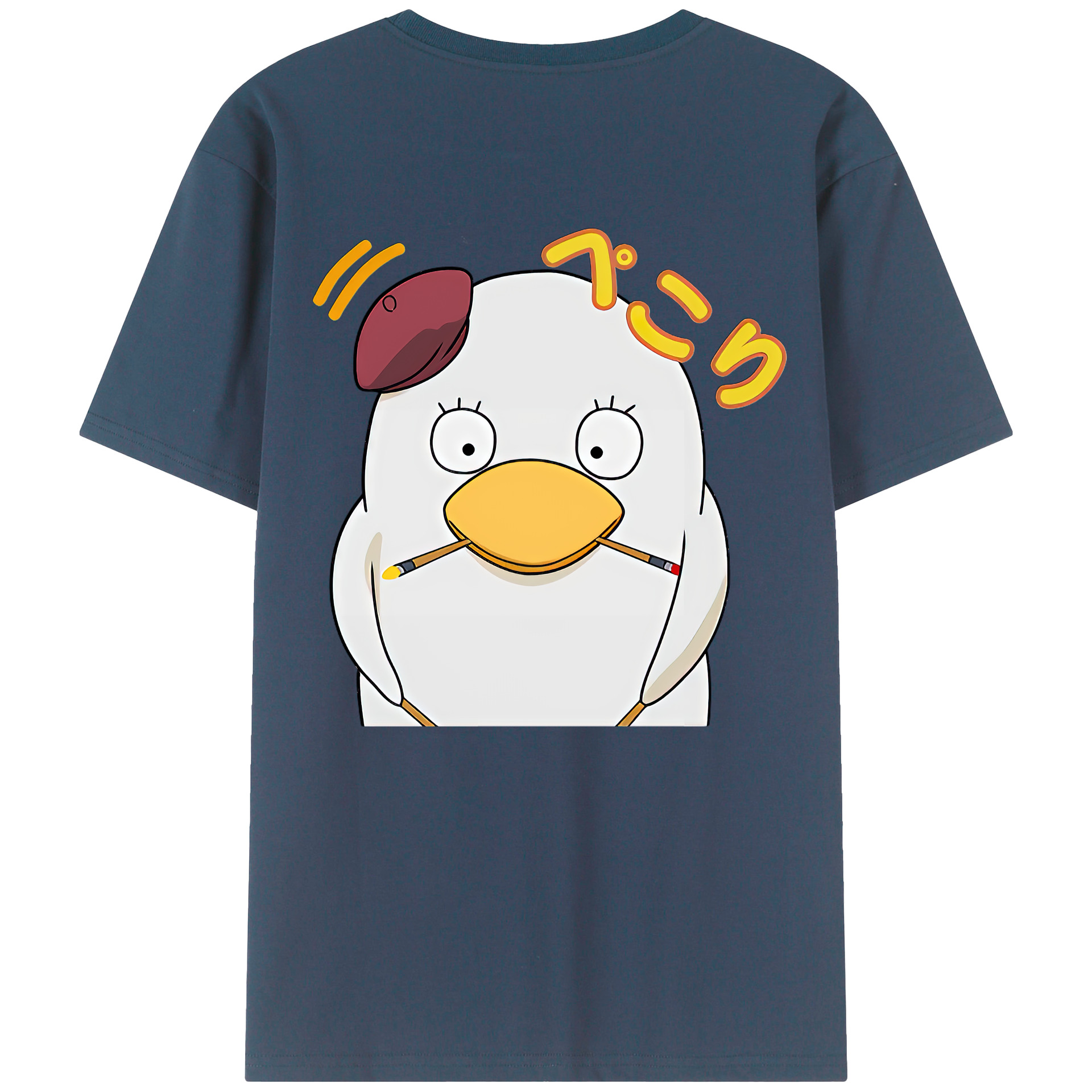 （画像用） ぎんたま 坂田銀時（さかたぎんとき） 神楽 志村新八（しむら しんぱち） GINTAMA Sakata Gintoki Kagura Shimura Shinpachi レディース半袖Tシャツ(バックプリント)
