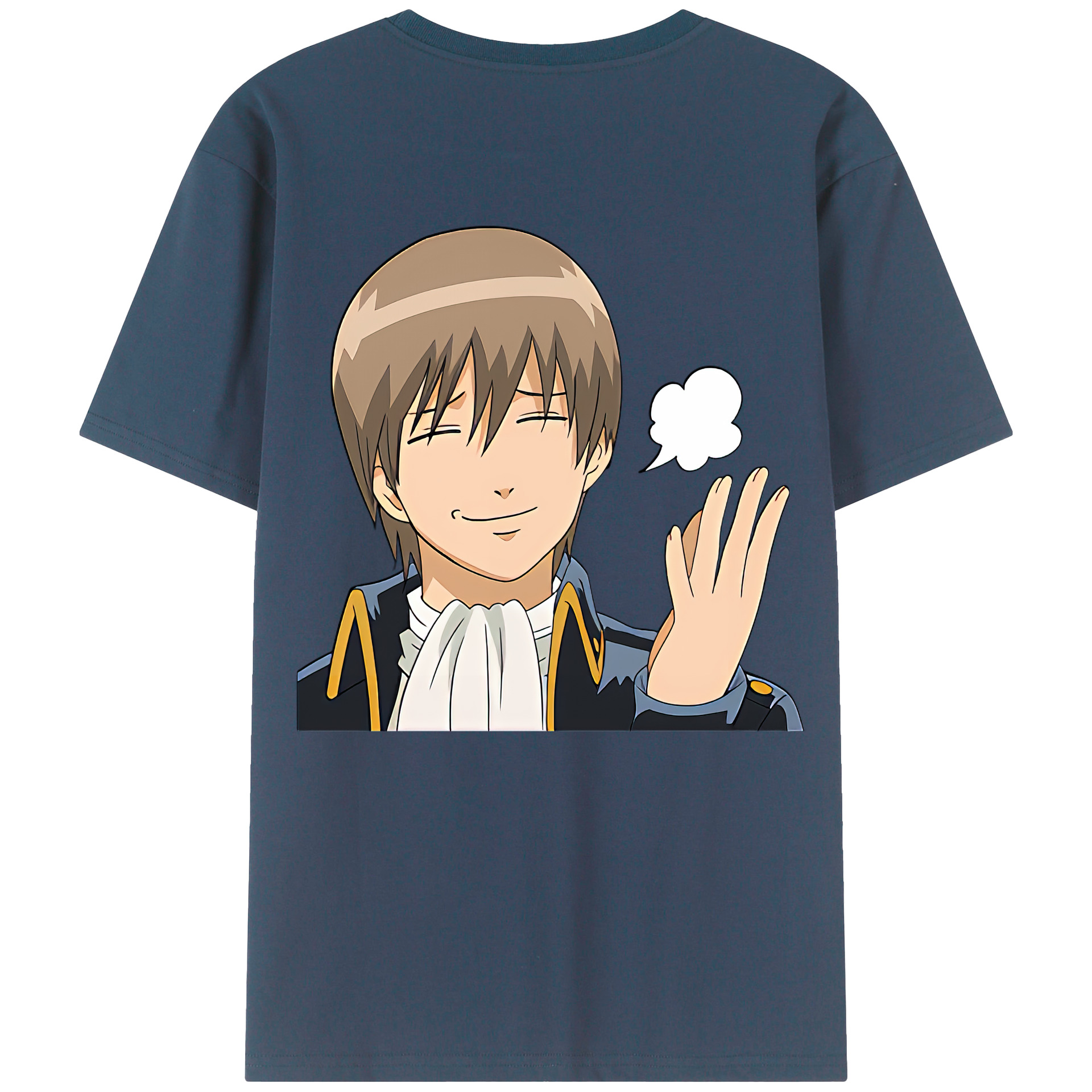 （画像用） ぎんたま 坂田銀時（さかたぎんとき） 神楽 志村新八（しむら しんぱち） GINTAMA Sakata Gintoki Kagura Shimura Shinpachi レディース半袖Tシャツ(バックプリント)