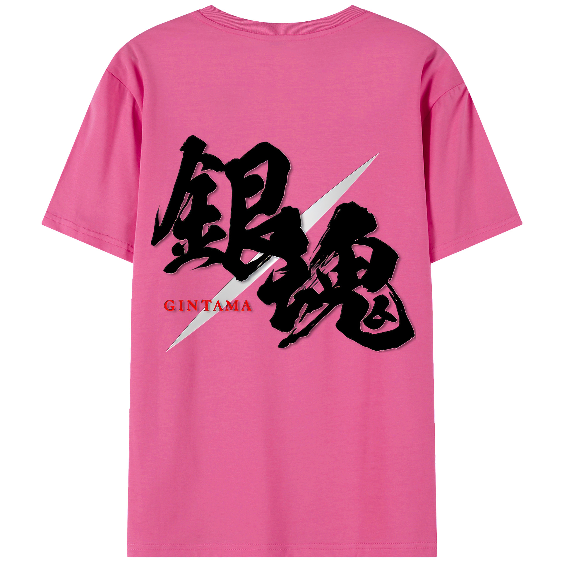 （画像用） ぎんたま 坂田銀時（さかたぎんとき） 神楽 志村新八（しむら しんぱち） GINTAMA Sakata Gintoki Kagura Shimura Shinpachi レディース半袖Tシャツ(バックプリント)