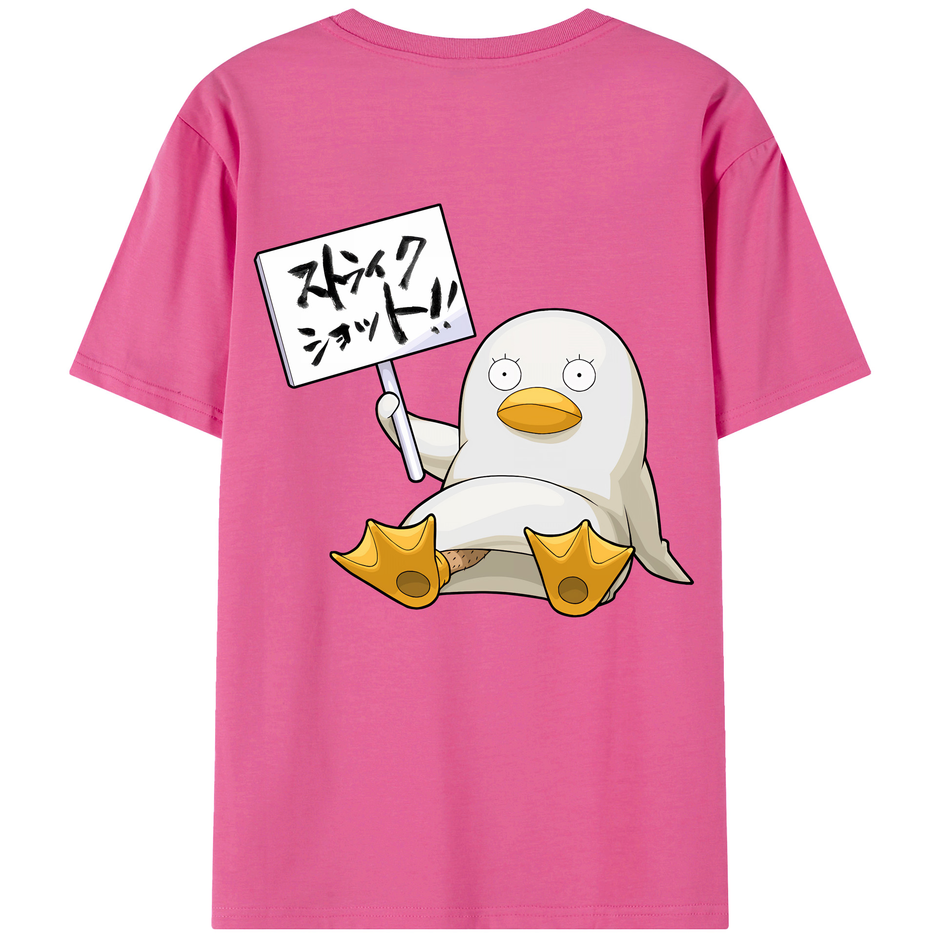 （画像用） ぎんたま 坂田銀時（さかたぎんとき） 神楽 志村新八（しむら しんぱち） GINTAMA Sakata Gintoki Kagura Shimura Shinpachi レディース半袖Tシャツ(バックプリント)