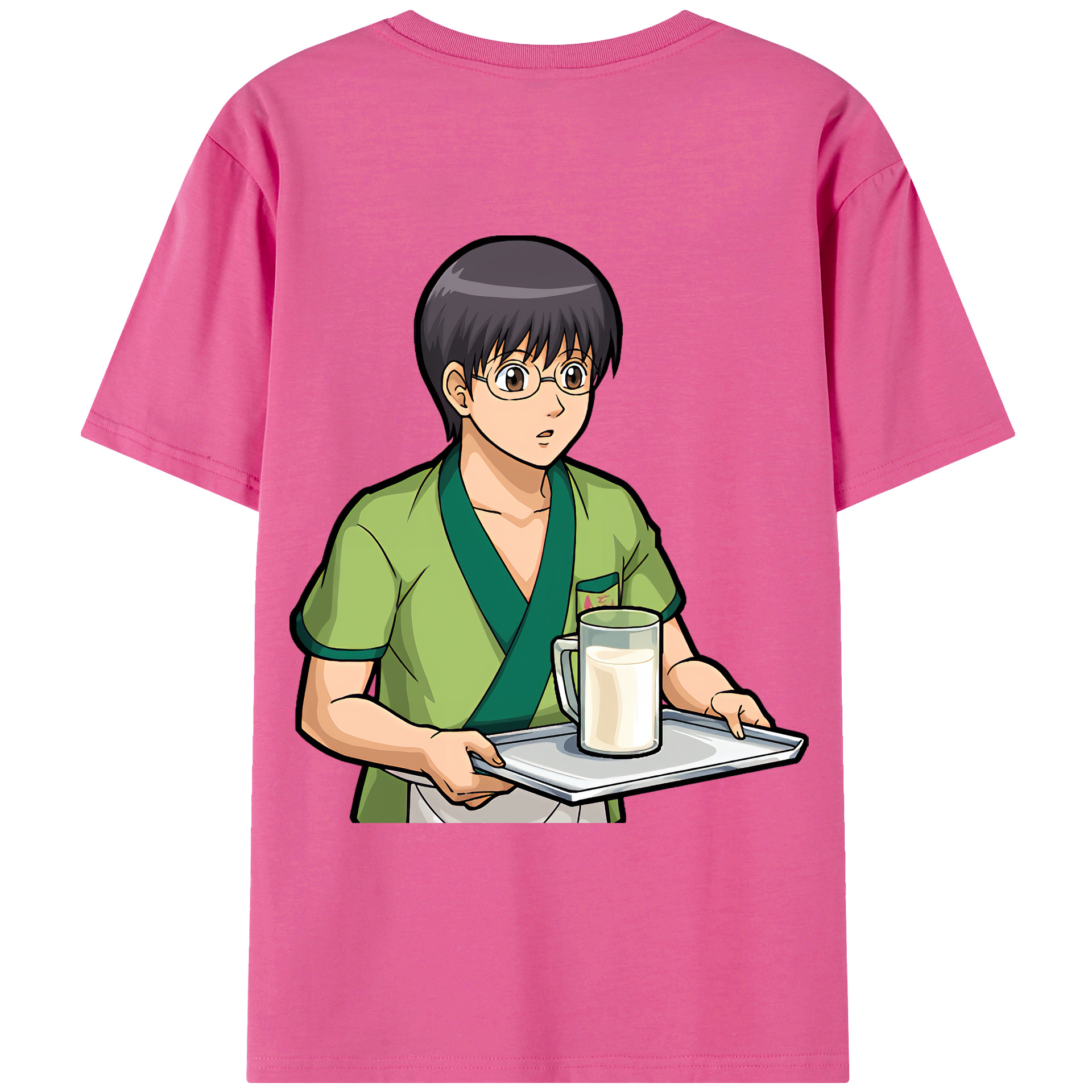 （画像用） ぎんたま 坂田銀時（さかたぎんとき） 神楽 志村新八（しむら しんぱち） GINTAMA Sakata Gintoki Kagura Shimura Shinpachi レディース半袖Tシャツ(バックプリント)