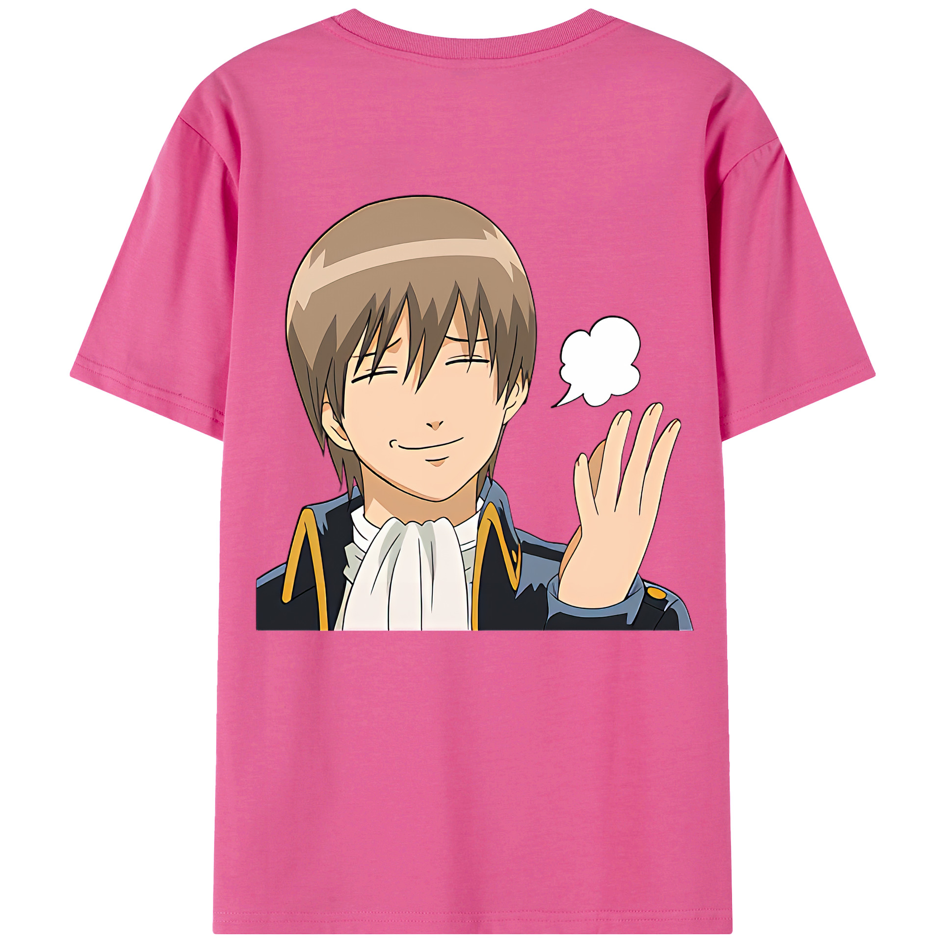（画像用） ぎんたま 坂田銀時（さかたぎんとき） 神楽 志村新八（しむら しんぱち） GINTAMA Sakata Gintoki Kagura Shimura Shinpachi レディース半袖Tシャツ(バックプリント)