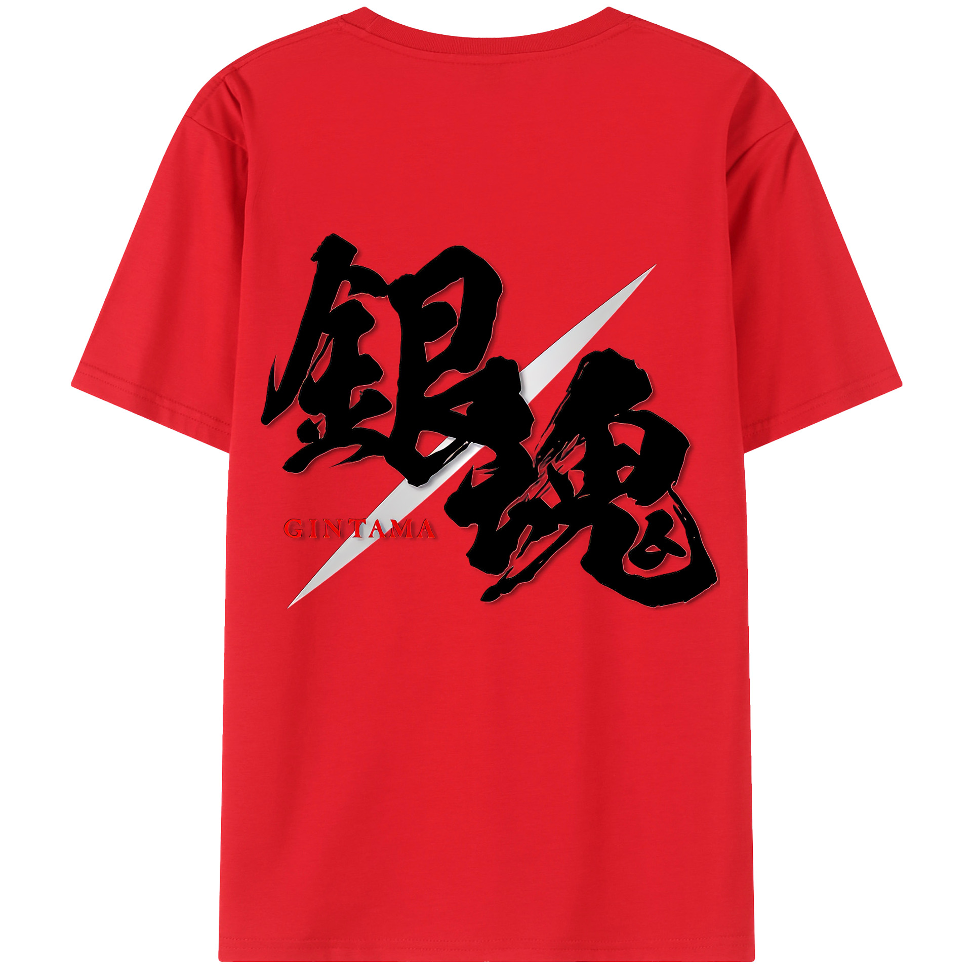 （画像用） ぎんたま 坂田銀時（さかたぎんとき） 神楽 志村新八（しむら しんぱち） GINTAMA Sakata Gintoki Kagura Shimura Shinpachi レディース半袖Tシャツ(バックプリント)