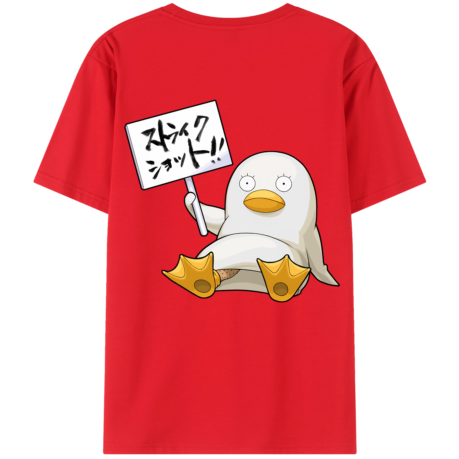 （画像用） ぎんたま 坂田銀時（さかたぎんとき） 神楽 志村新八（しむら しんぱち） GINTAMA Sakata Gintoki Kagura Shimura Shinpachi レディース半袖Tシャツ(バックプリント)