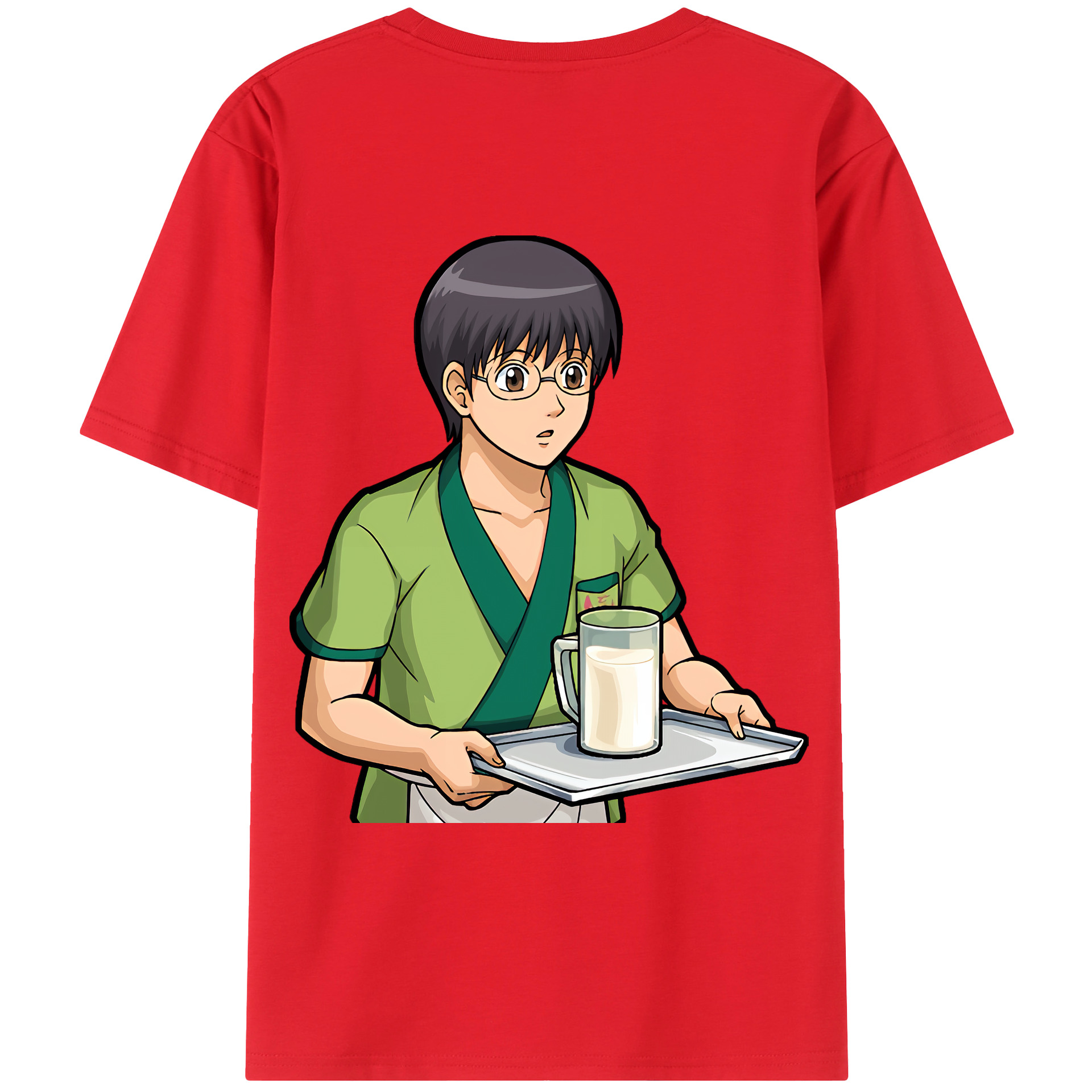 （画像用） ぎんたま 坂田銀時（さかたぎんとき） 神楽 志村新八（しむら しんぱち） GINTAMA Sakata Gintoki Kagura Shimura Shinpachi レディース半袖Tシャツ(バックプリント)