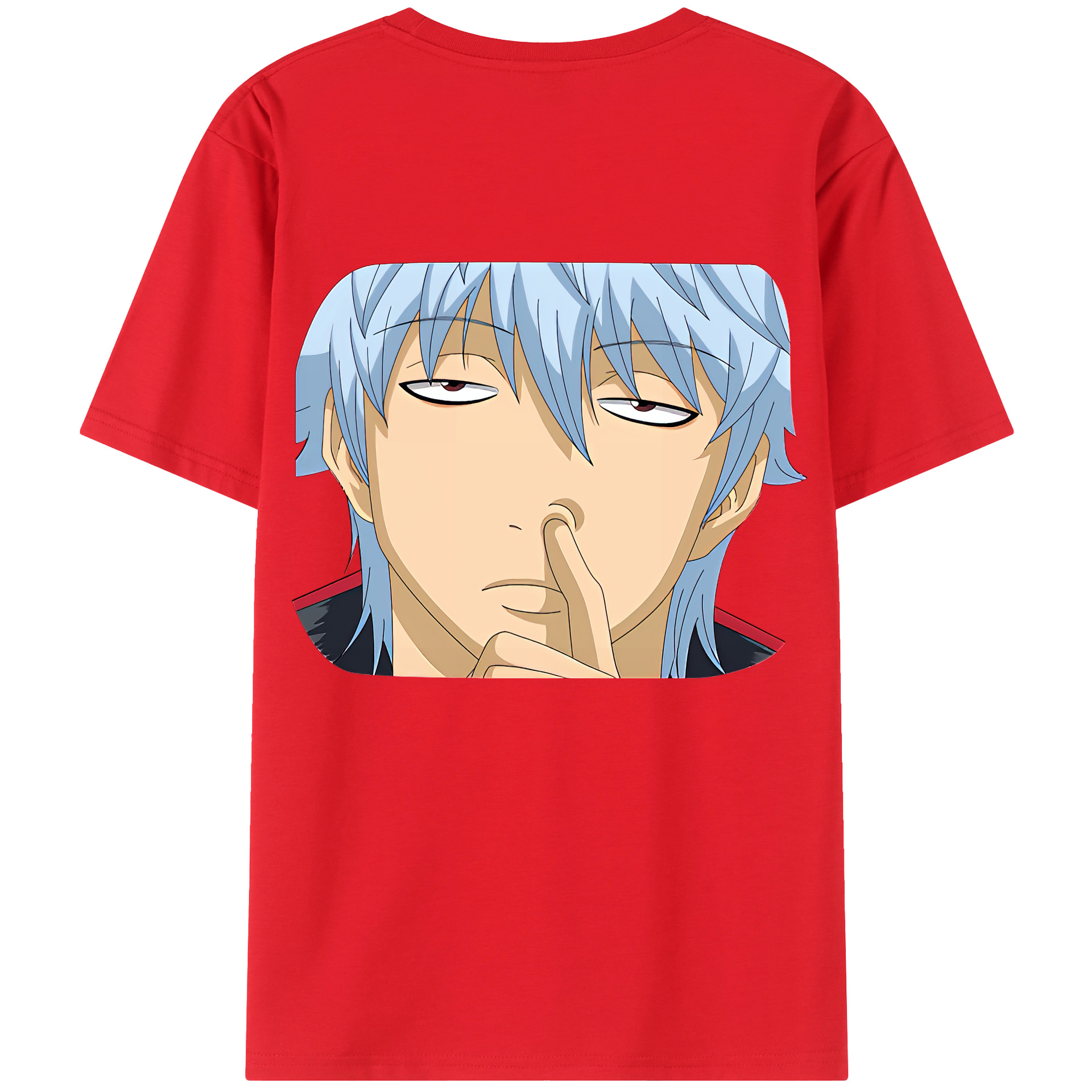 （画像用） ぎんたま 坂田銀時（さかたぎんとき） 神楽 志村新八（しむら しんぱち） GINTAMA Sakata Gintoki Kagura Shimura Shinpachi レディース半袖Tシャツ(バックプリント)