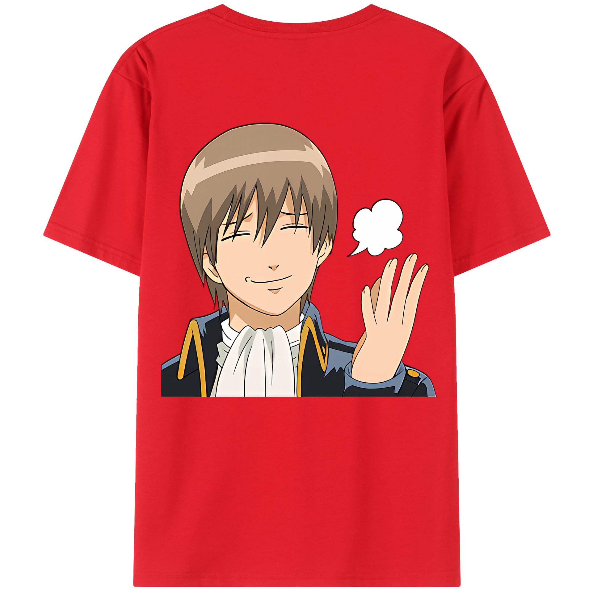 （画像用） ぎんたま 坂田銀時（さかたぎんとき） 神楽 志村新八（しむら しんぱち） GINTAMA Sakata Gintoki Kagura Shimura Shinpachi レディース半袖Tシャツ(バックプリント)