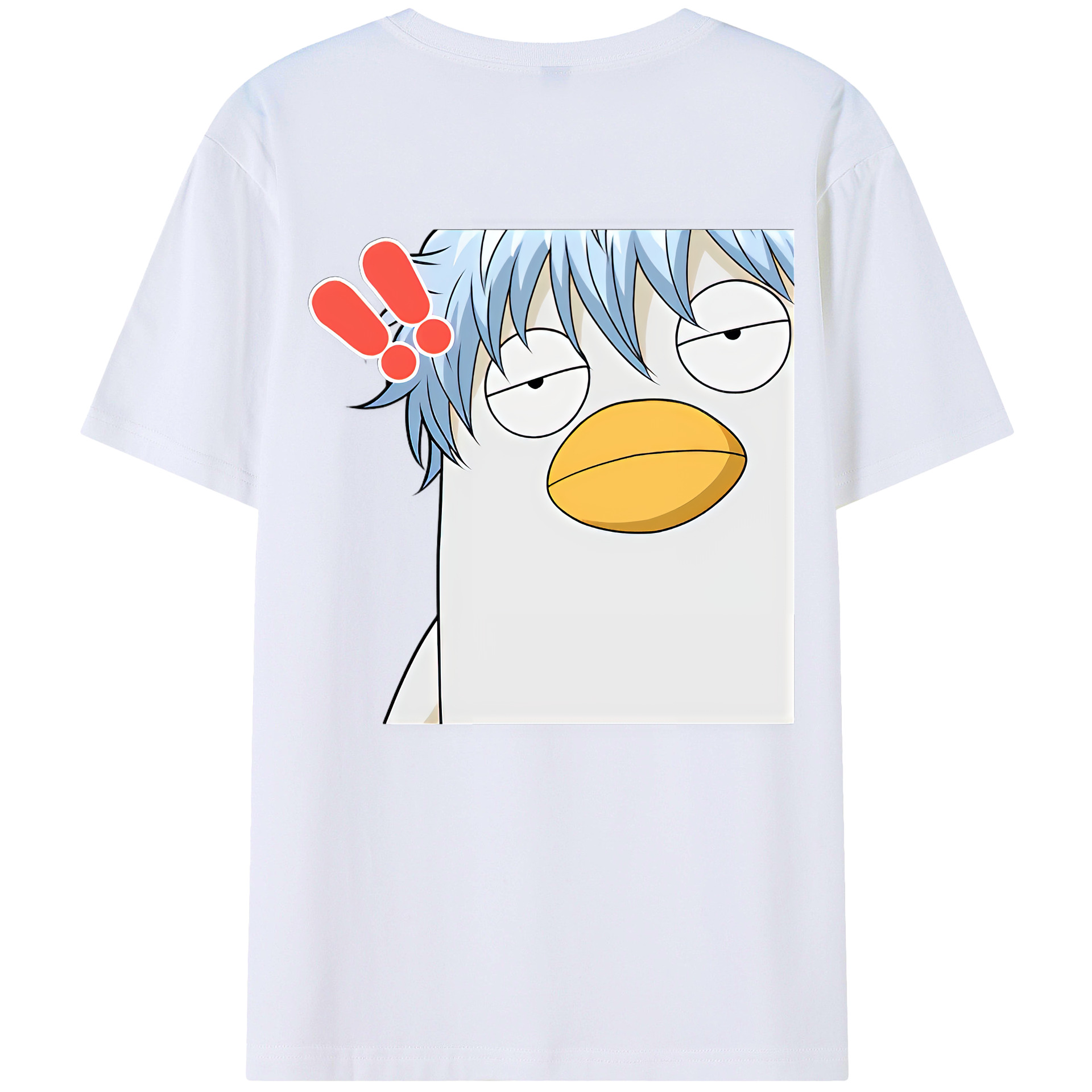 （画像用） ぎんたま 坂田銀時（さかたぎんとき） 神楽 志村新八（しむら しんぱち） GINTAMA Sakata Gintoki Kagura Shimura Shinpachi レディース半袖Tシャツ(バックプリント)