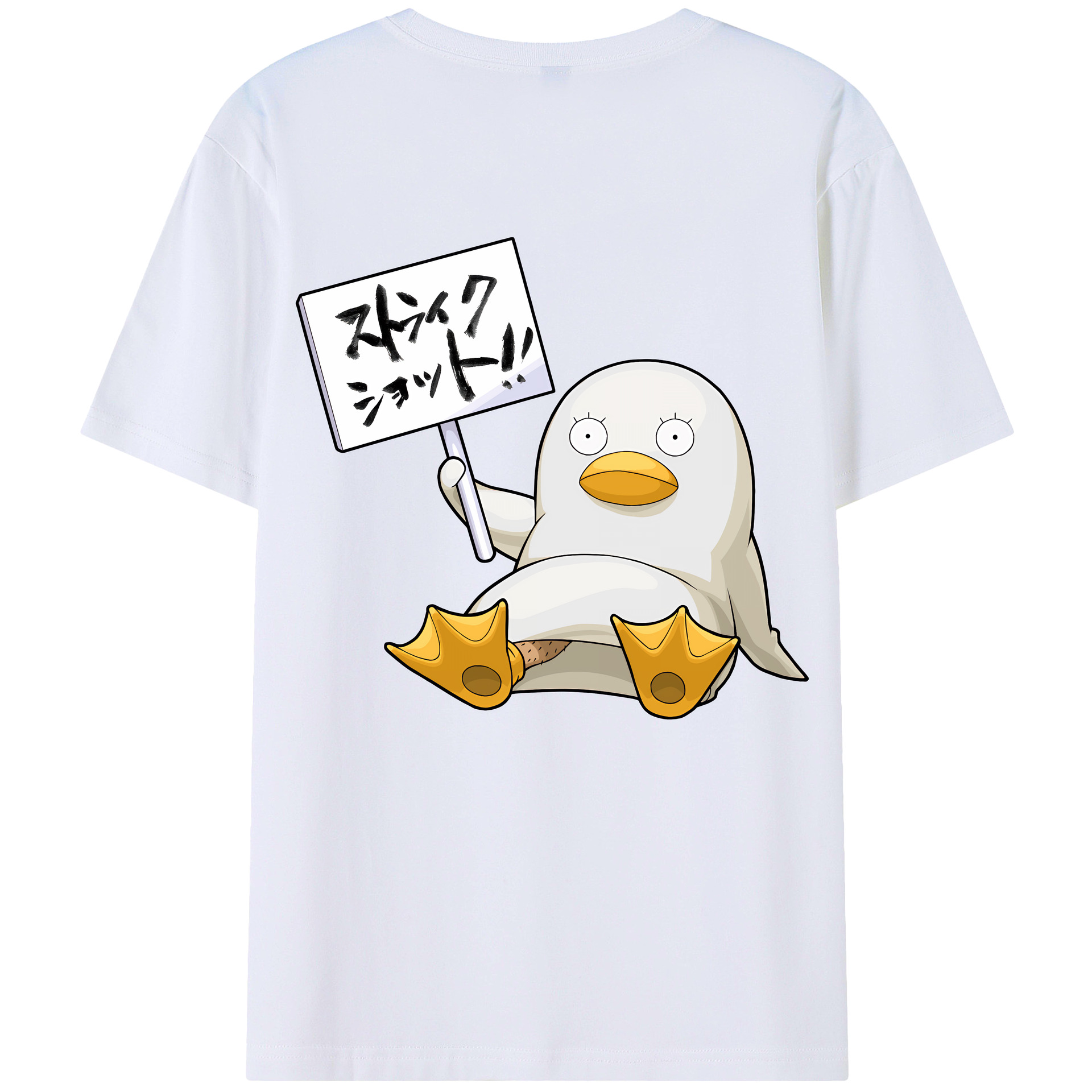 （画像用） ぎんたま 坂田銀時（さかたぎんとき） 神楽 志村新八（しむら しんぱち） GINTAMA Sakata Gintoki Kagura Shimura Shinpachi レディース半袖Tシャツ(バックプリント)
