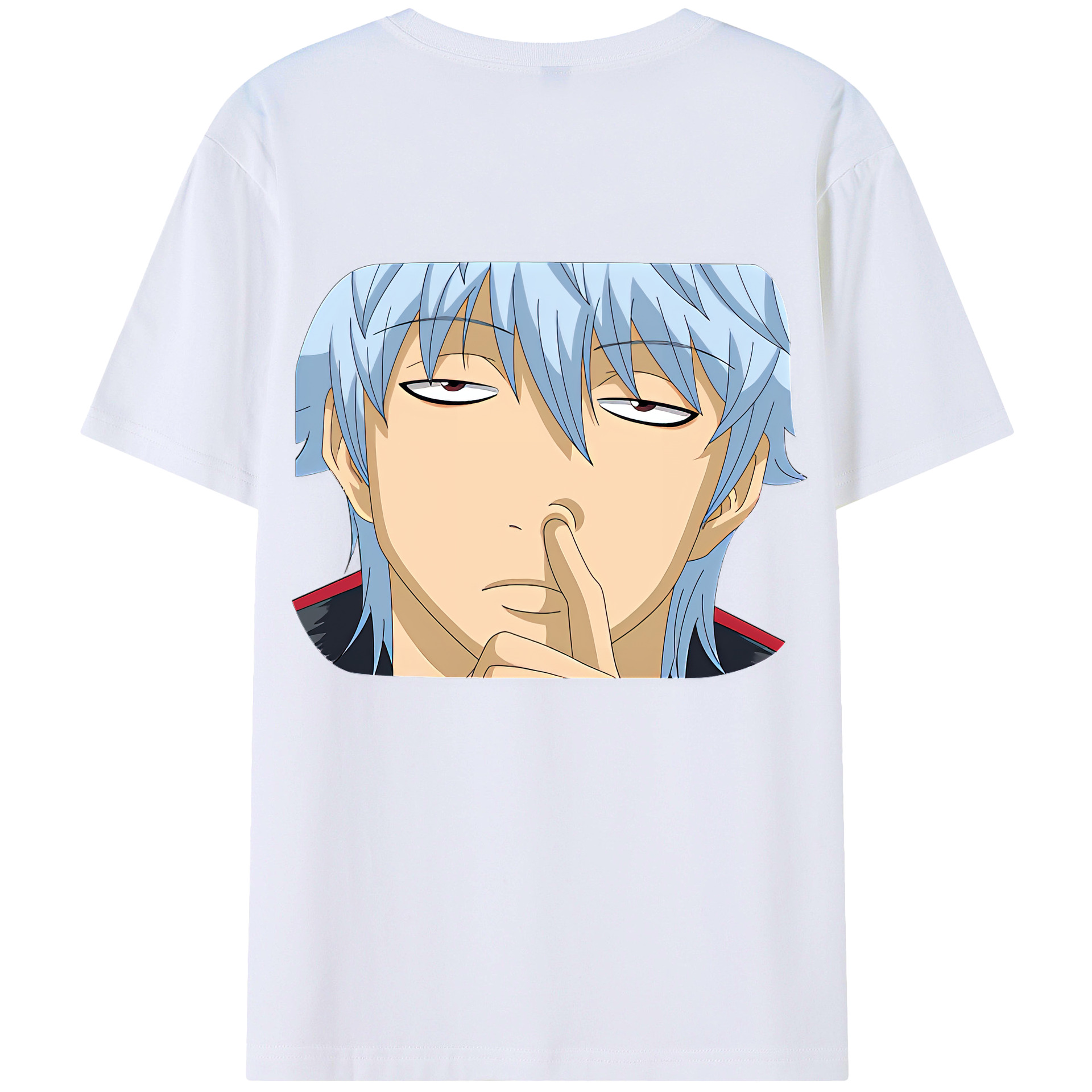 （画像用） ぎんたま 坂田銀時（さかたぎんとき） 神楽 志村新八（しむら しんぱち） GINTAMA Sakata Gintoki Kagura Shimura Shinpachi レディース半袖Tシャツ(バックプリント)