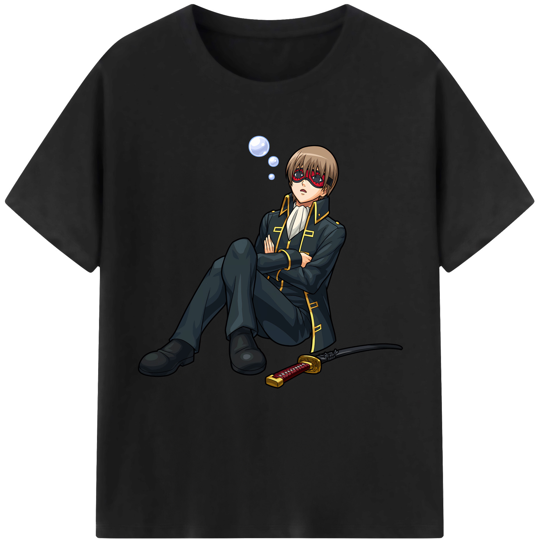 （画像用） ぎんたま 坂田銀時（さかたぎんとき） 神楽 志村新八（しむら しんぱち） GINTAMA Sakata Gintoki Kagura Shimura Shinpachi レディースカジュアルプリントTシャツ（綿100％）