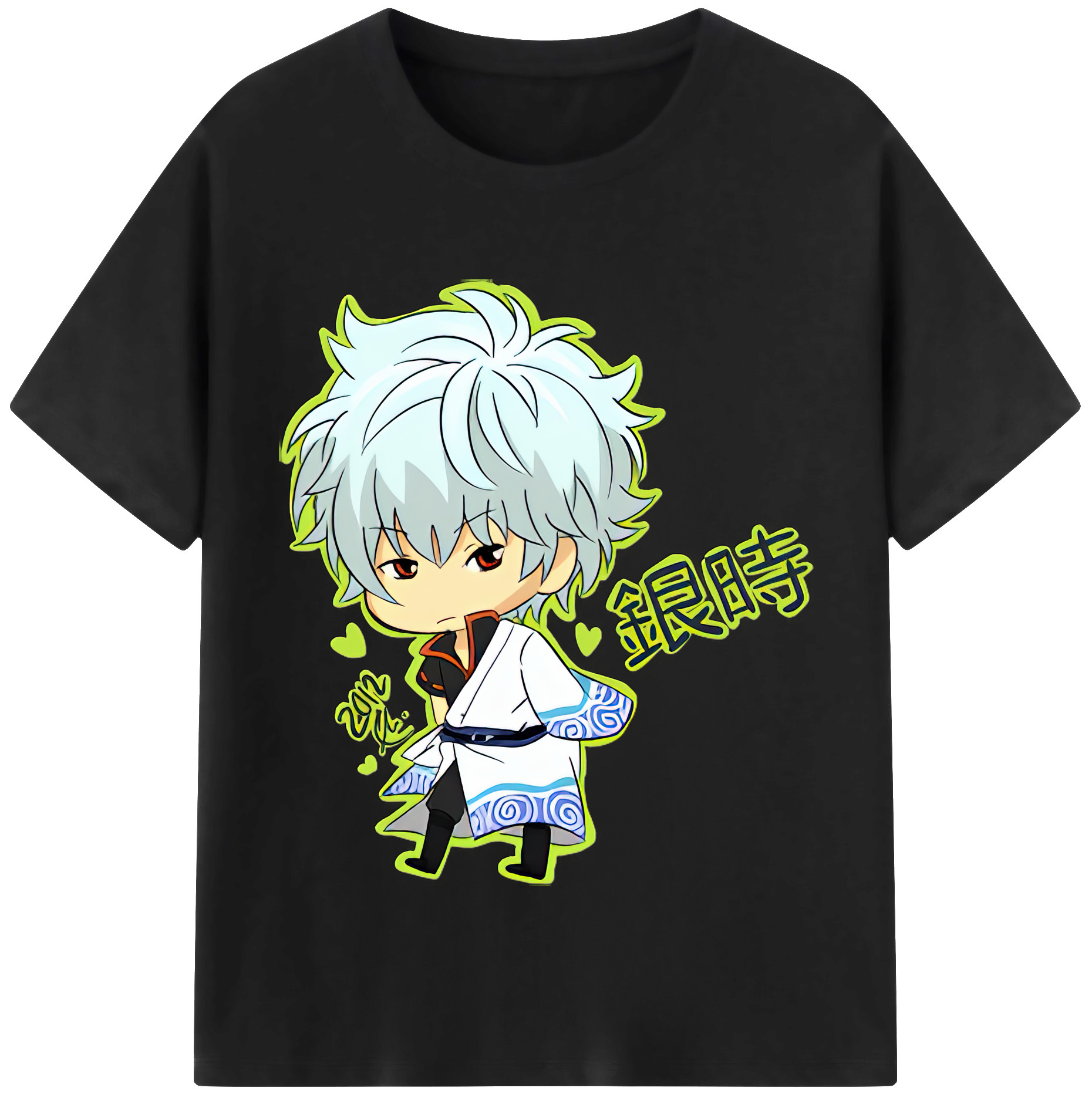 （画像用） ぎんたま 坂田銀時（さかたぎんとき） 神楽 志村新八（しむら しんぱち） GINTAMA Sakata Gintoki Kagura Shimura Shinpachi レディースカジュアルプリントTシャツ（綿100％）