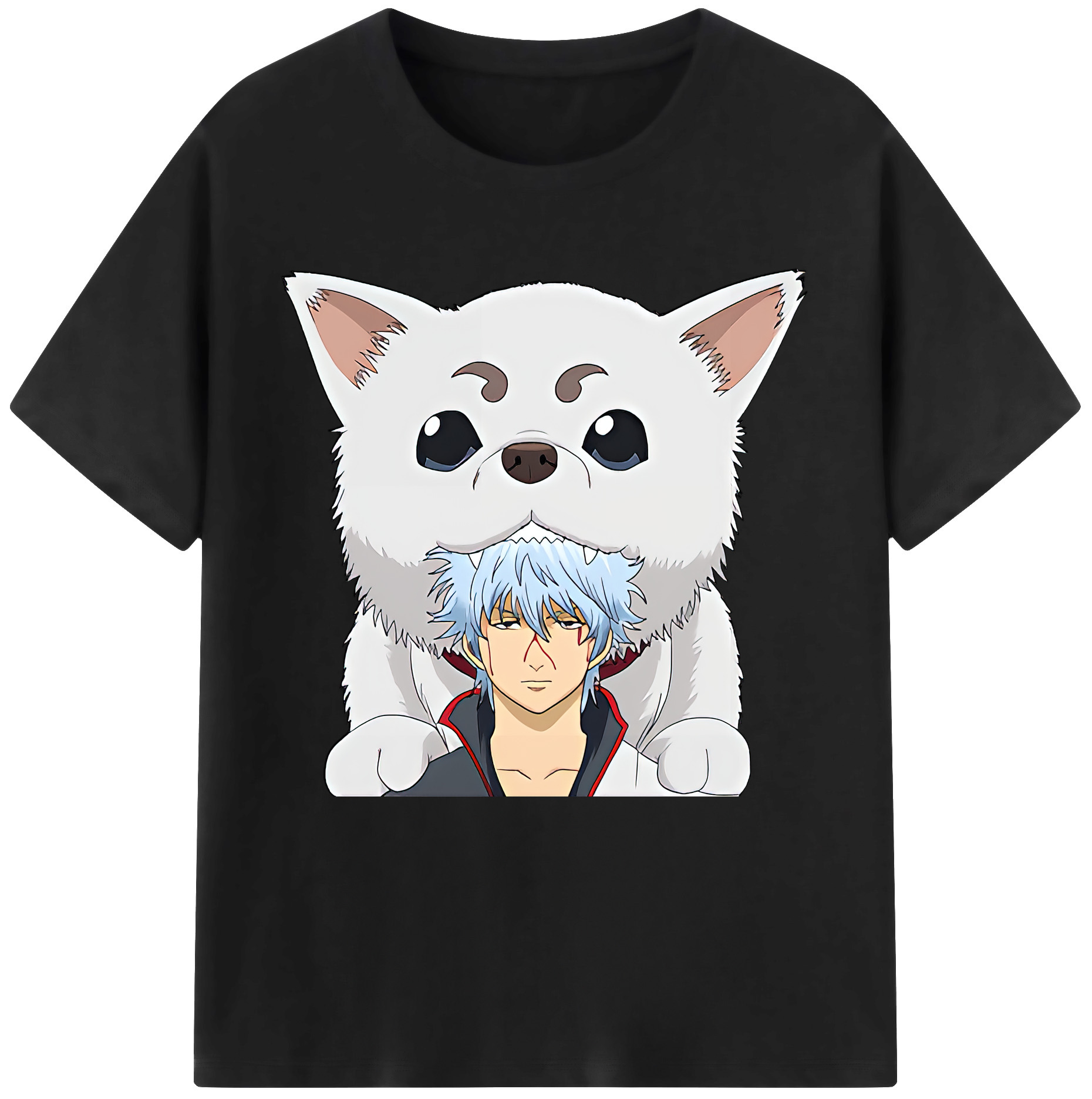 （画像用） ぎんたま 坂田銀時（さかたぎんとき） 神楽 志村新八（しむら しんぱち） GINTAMA Sakata Gintoki Kagura Shimura Shinpachi レディースカジュアルプリントTシャツ（綿100％）