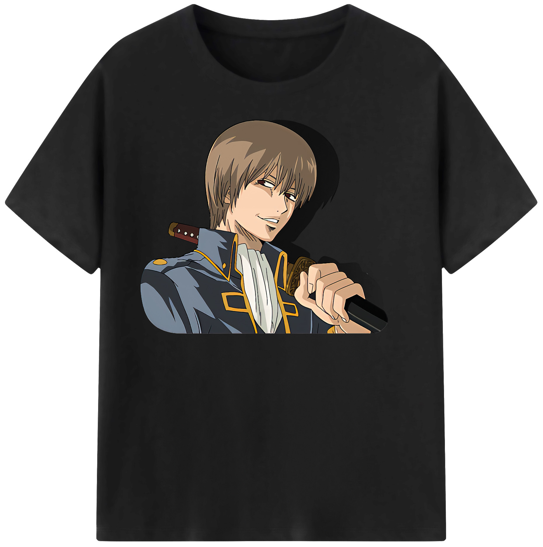 （画像用） ぎんたま 坂田銀時（さかたぎんとき） 神楽 志村新八（しむら しんぱち） GINTAMA Sakata Gintoki Kagura Shimura Shinpachi レディースカジュアルプリントTシャツ（綿100％）