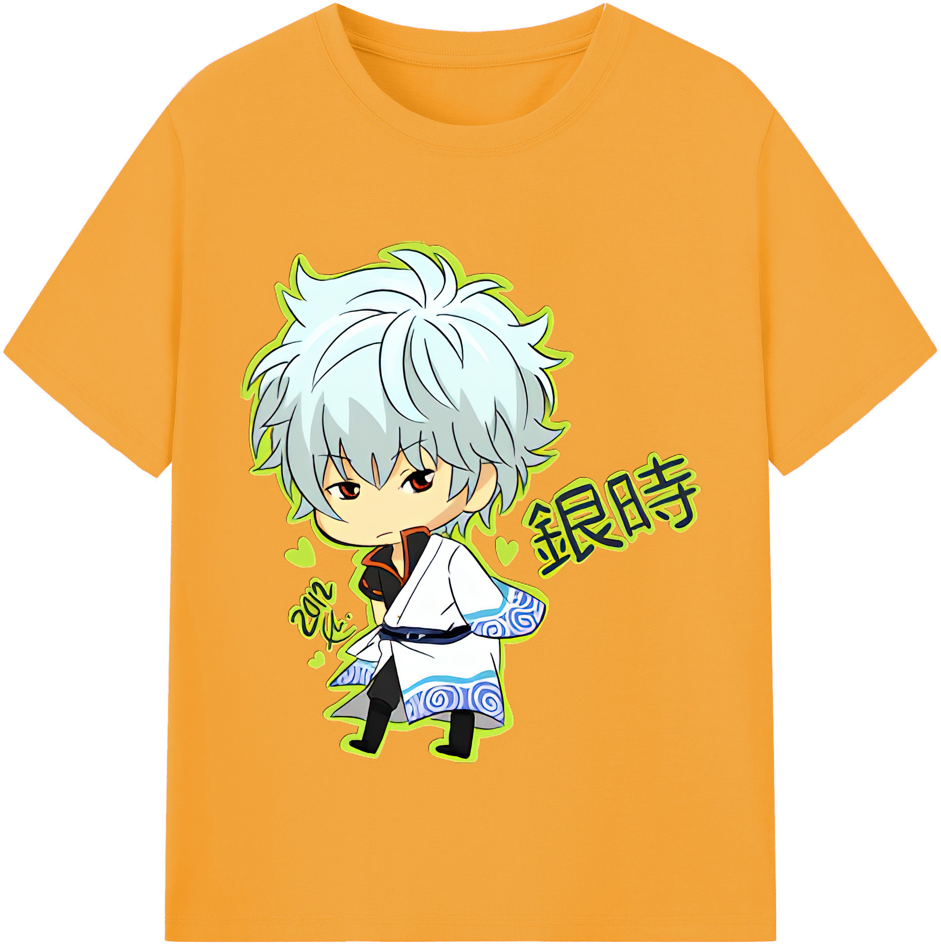（画像用） ぎんたま 坂田銀時（さかたぎんとき） 神楽 志村新八（しむら しんぱち） GINTAMA Sakata Gintoki Kagura Shimura Shinpachi レディースカジュアルプリントTシャツ（綿100％）