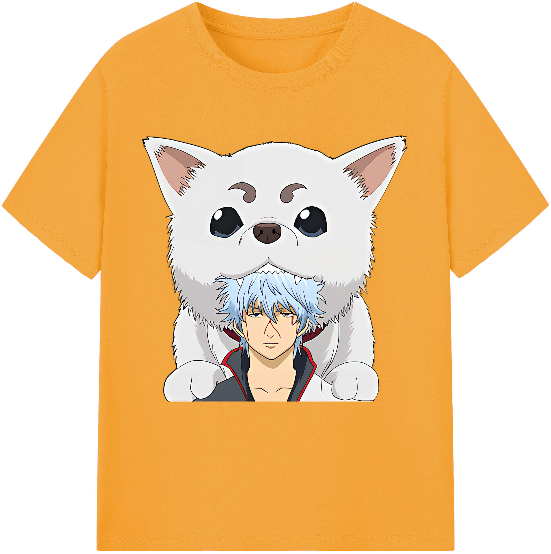 （画像用） ぎんたま 坂田銀時（さかたぎんとき） 神楽 志村新八（しむら しんぱち） GINTAMA Sakata Gintoki Kagura Shimura Shinpachi レディースカジュアルプリントTシャツ（綿100％）
