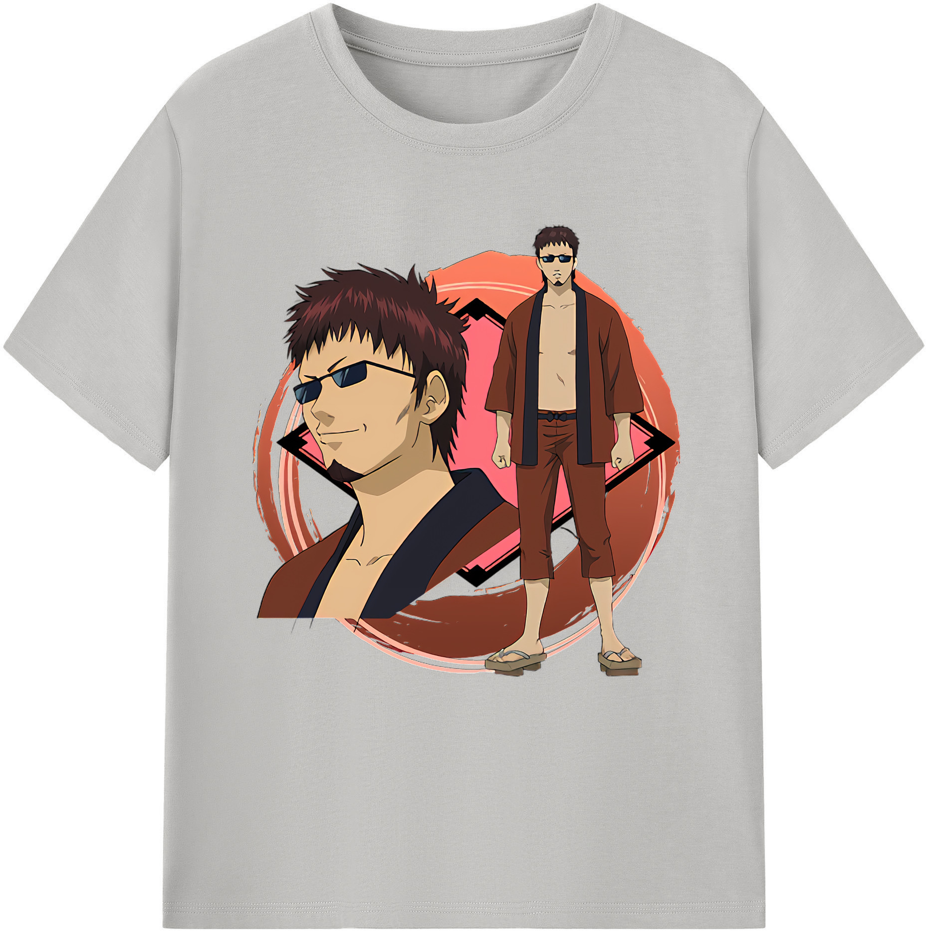 （画像用） ぎんたま 坂田銀時（さかたぎんとき） 神楽 志村新八（しむら しんぱち） GINTAMA Sakata Gintoki Kagura Shimura Shinpachi レディースカジュアルプリントTシャツ（綿100％）