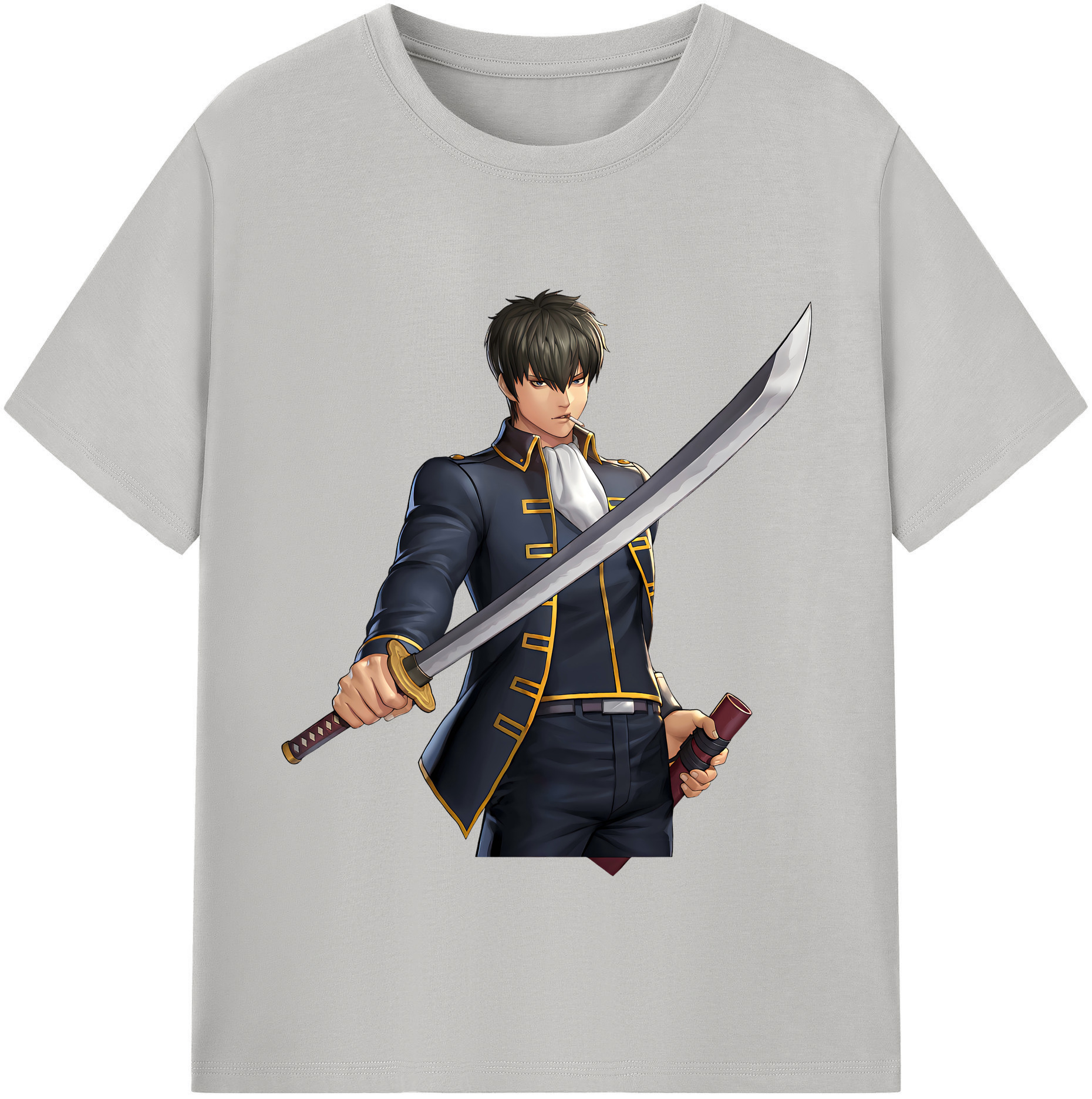 （画像用） ぎんたま 坂田銀時（さかたぎんとき） 神楽 志村新八（しむら しんぱち） GINTAMA Sakata Gintoki Kagura Shimura Shinpachi レディースカジュアルプリントTシャツ（綿100％）